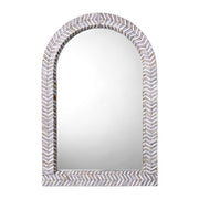 Beverly Mother of Pearl Arch Wall Mirror by Jamie Young