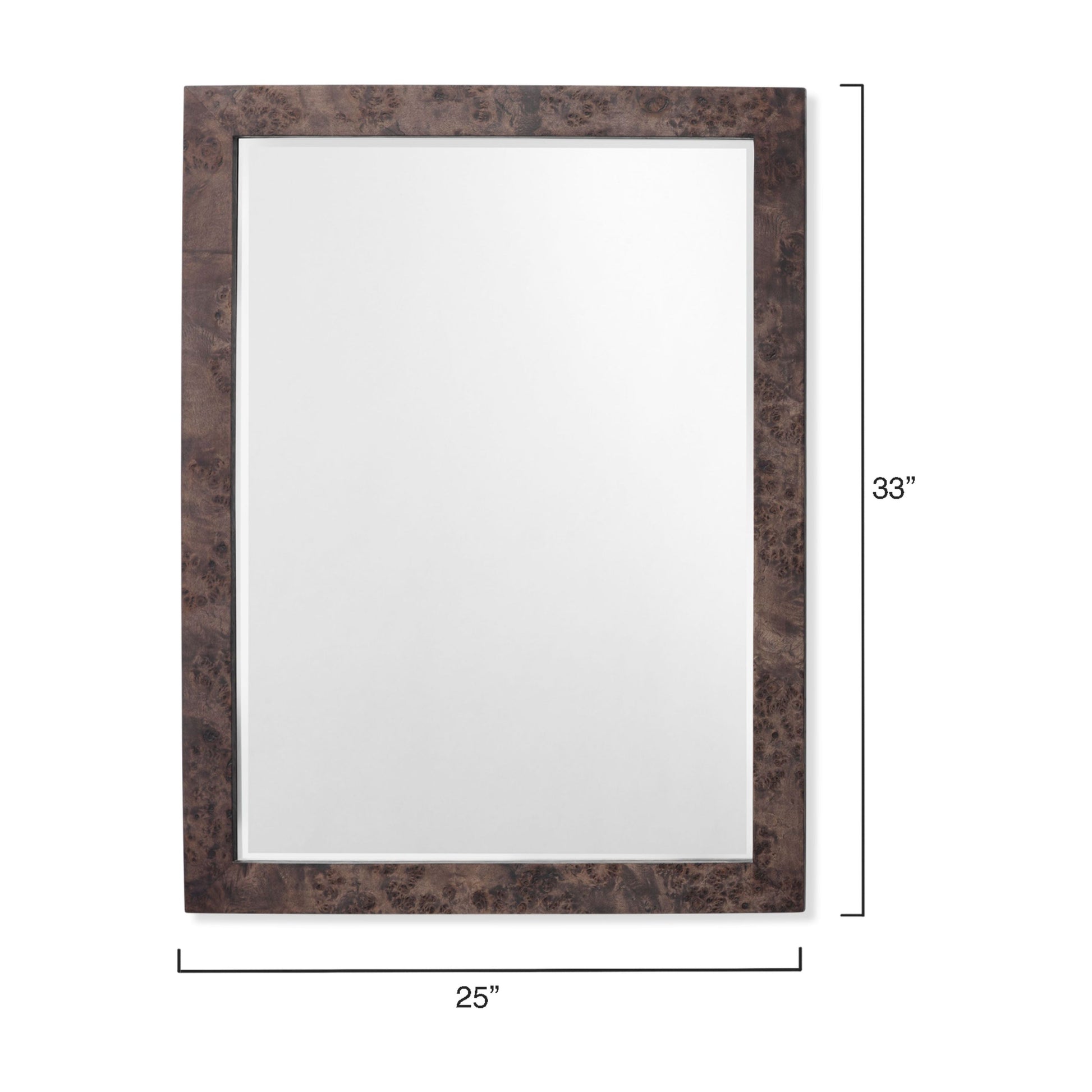 Chandler Rectangle Wood Wall Mirror by Jamie Young