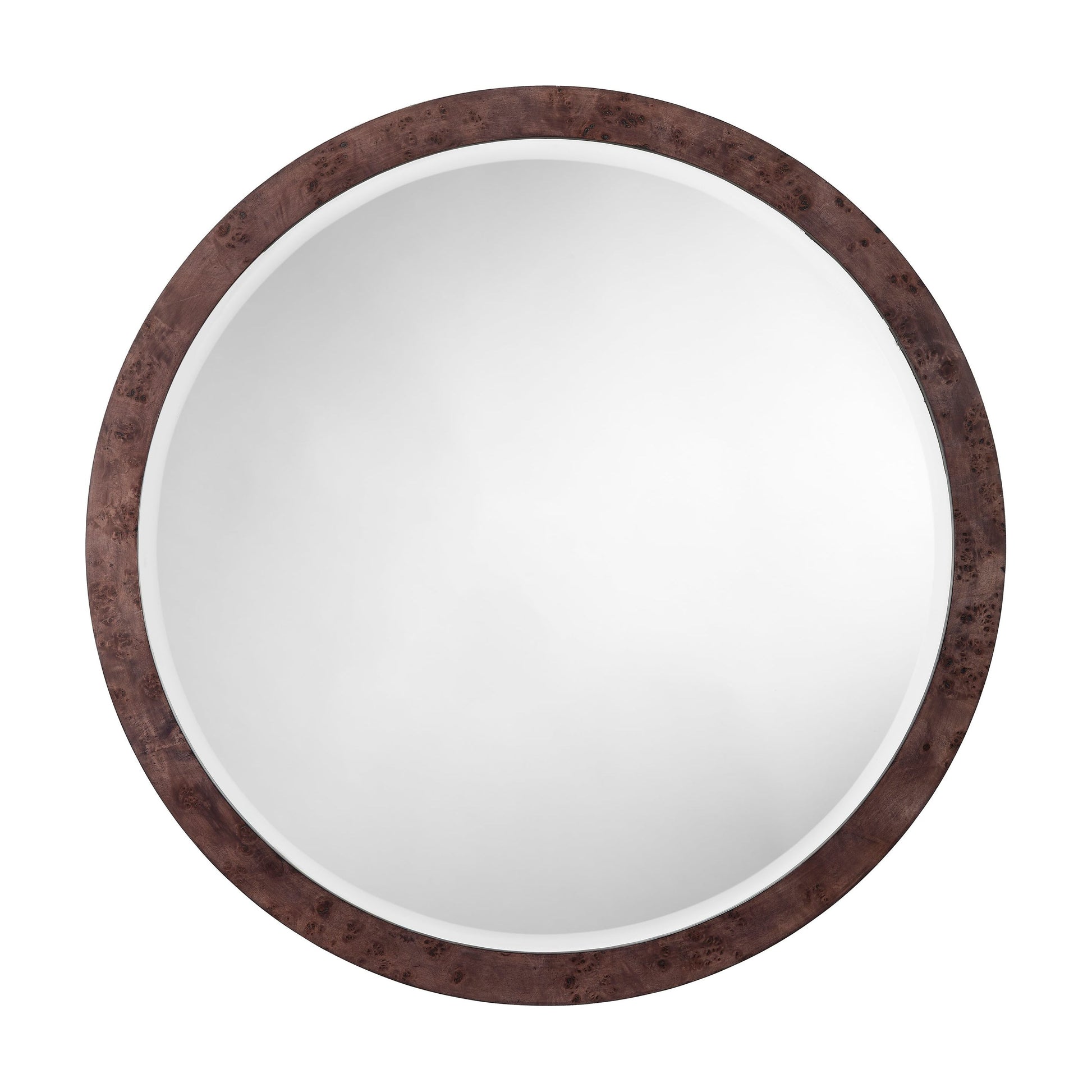Chandler Round Wall Mirror Charcoal by Jamie Young