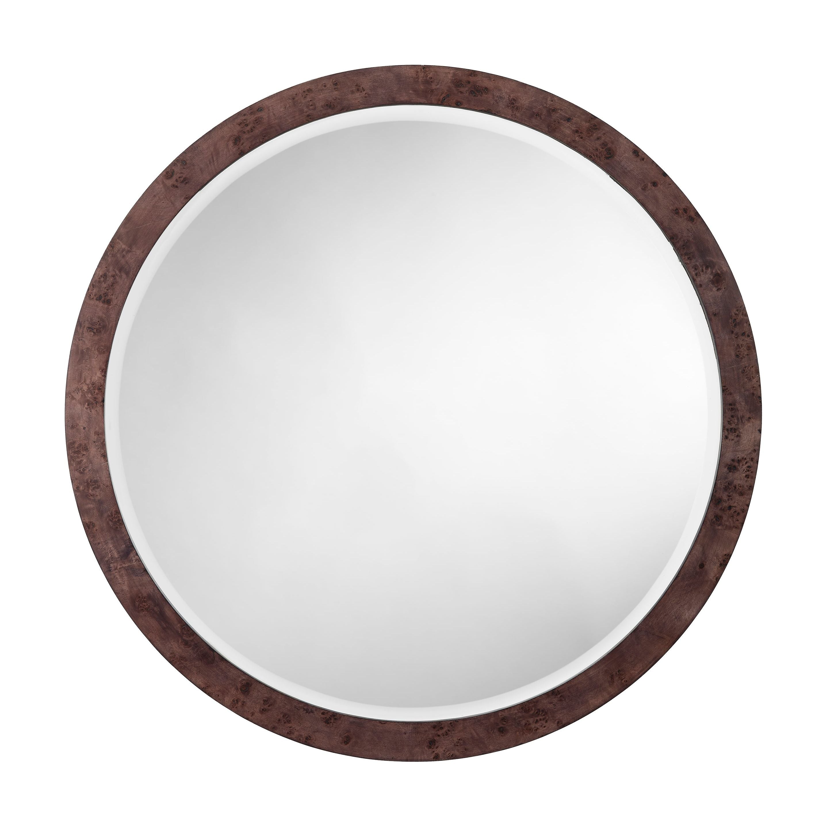 Chandler Round Wall Mirror Charcoal by Jamie Young