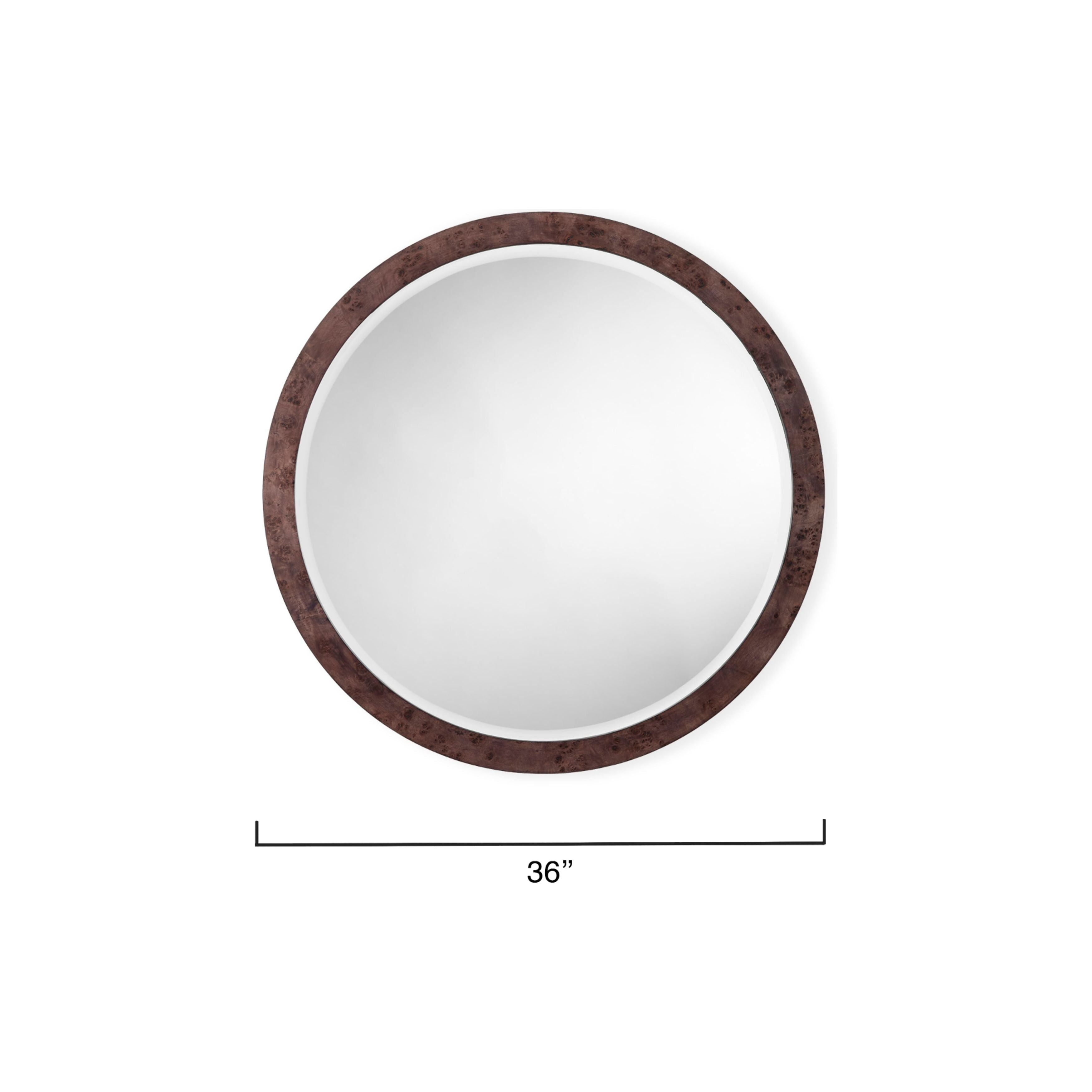 Chandler Round Wall Mirror by Jamie Young