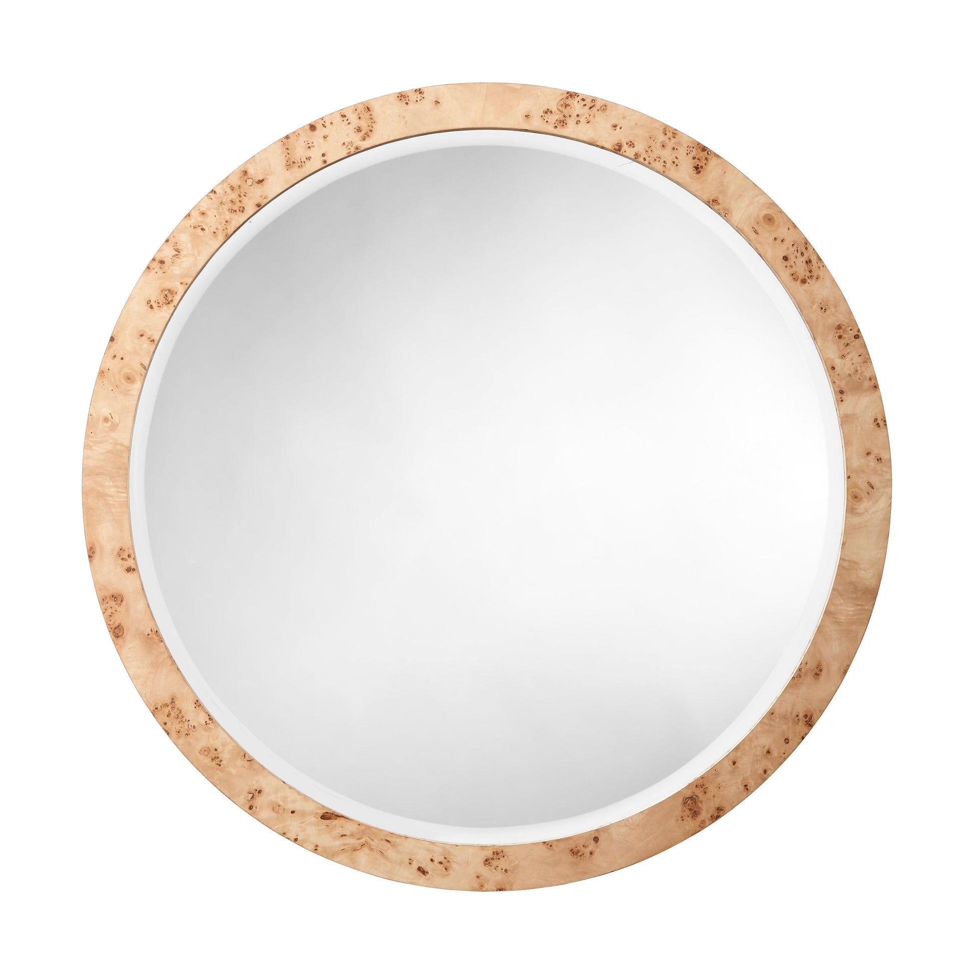 Chandler Round Wall Mirror Natural by Jamie Young
