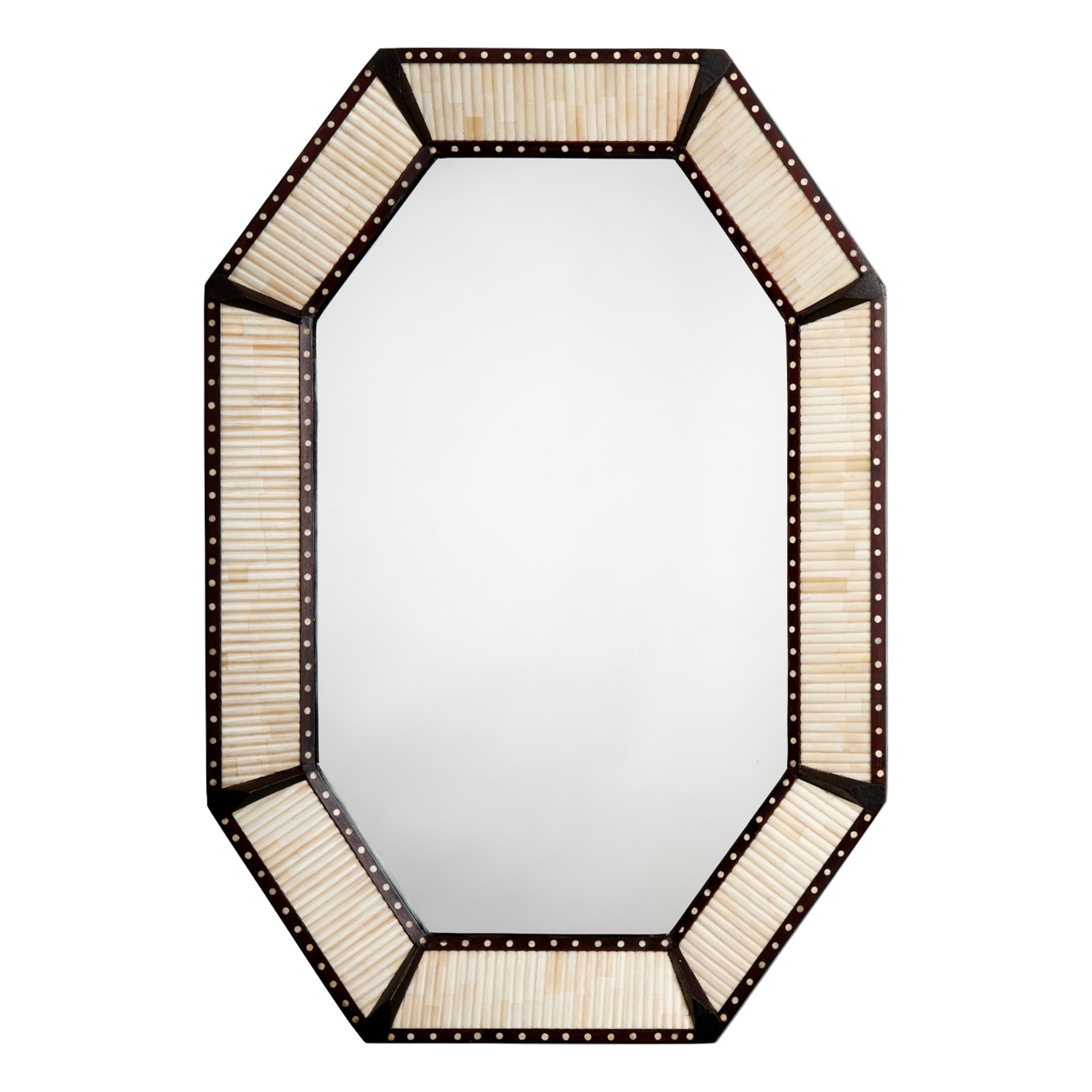 Colony Camel Bone Mirror by Jamie Young