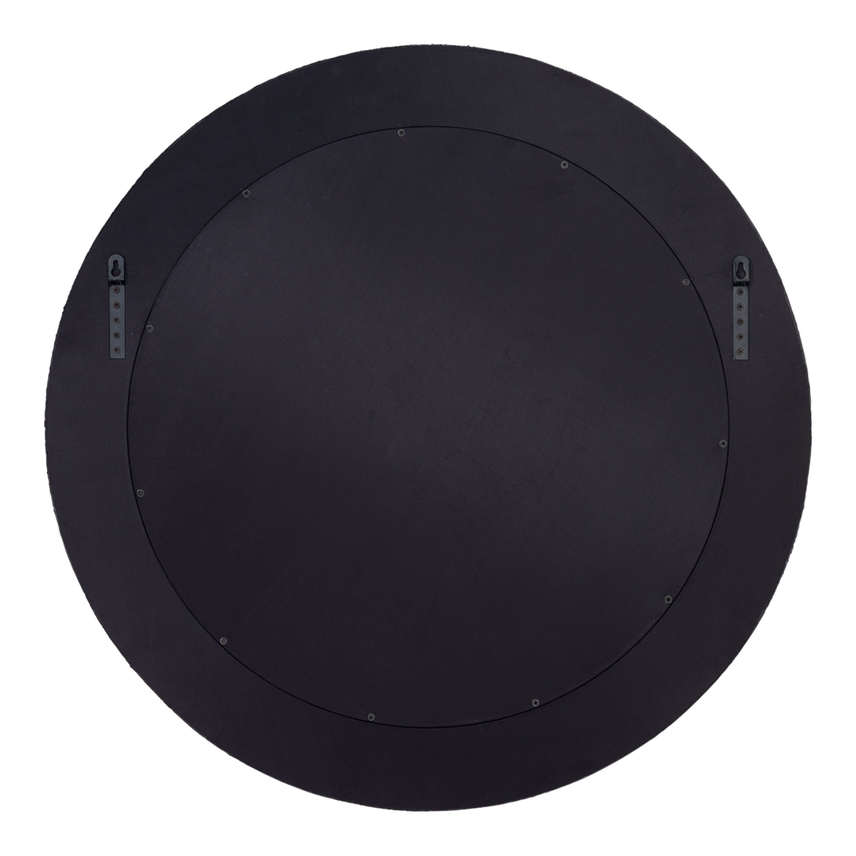 Round Cross Stitch Round Wall Mirror by Jamie Young