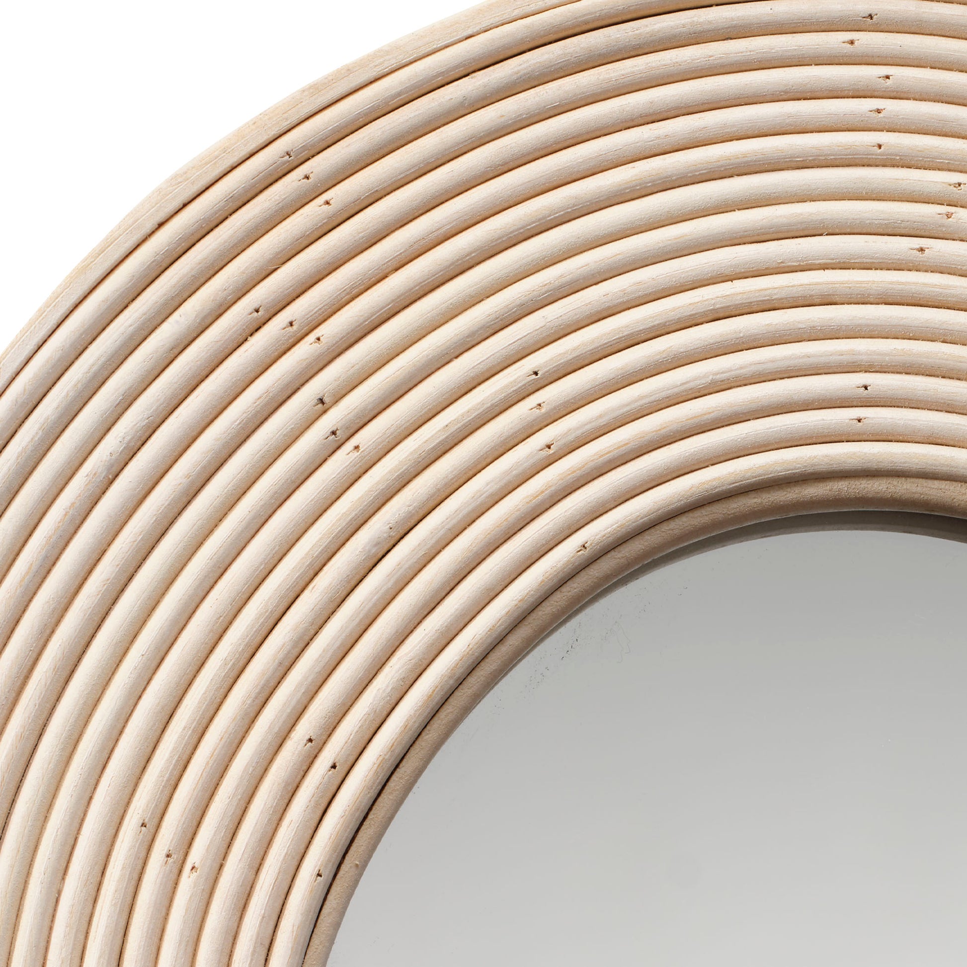 Deli Wavy Bamboo Wall Mirror by Jamie Young