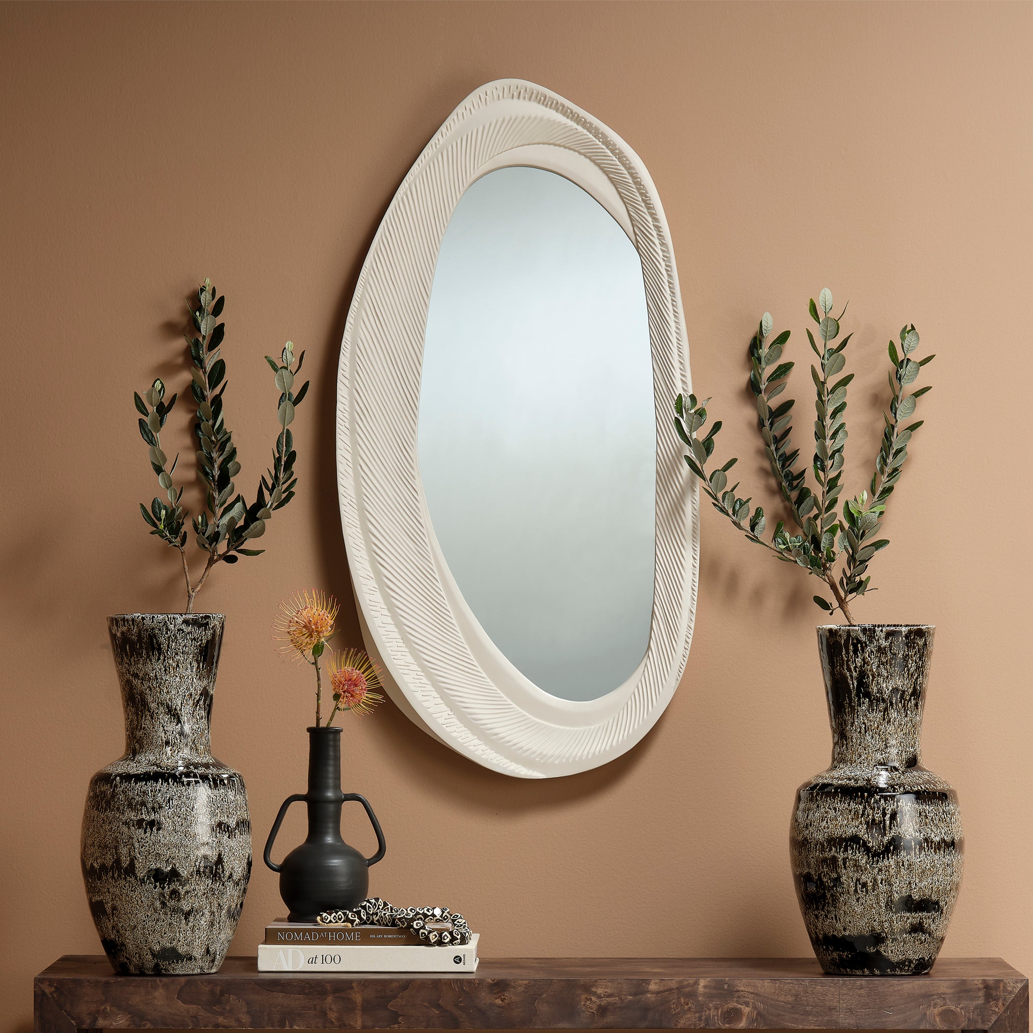 Denali Resin Wall Mirror by Jamie Young