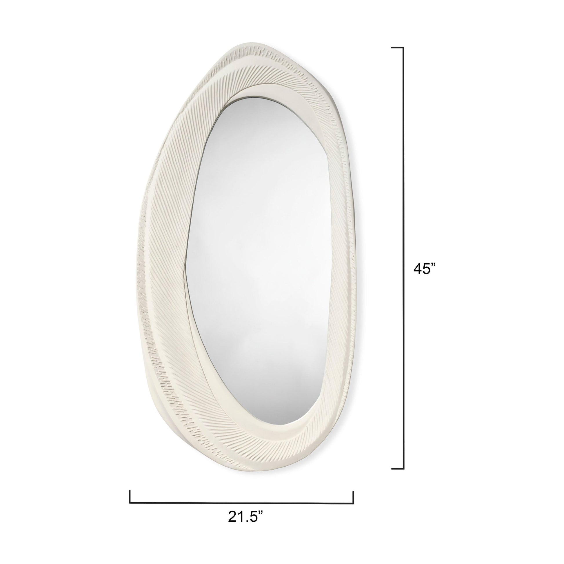 Denali Resin Wall Mirror by Jamie Young