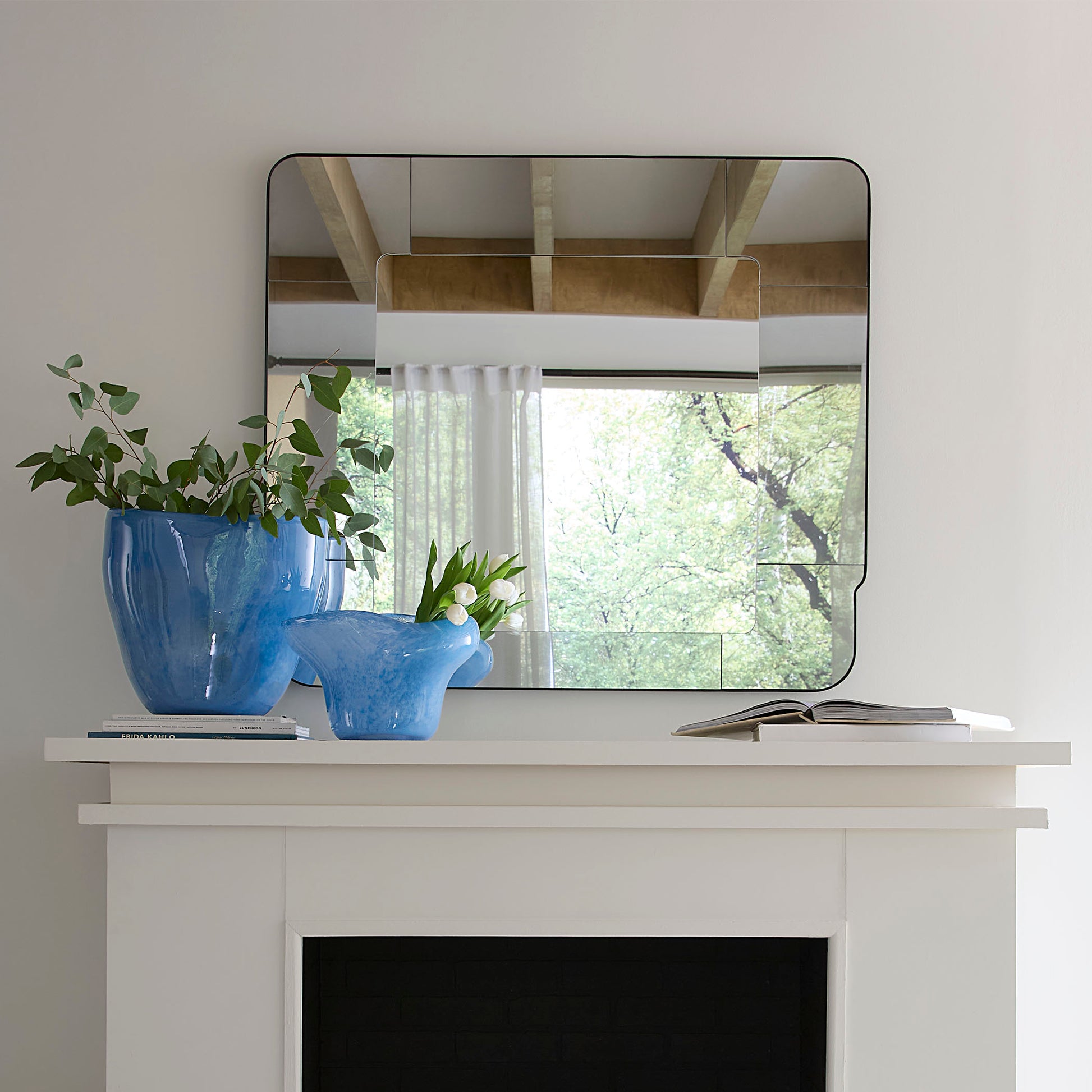 Elemental Antique Mercury Glass Wall Mirror, Large by Jamie Young
