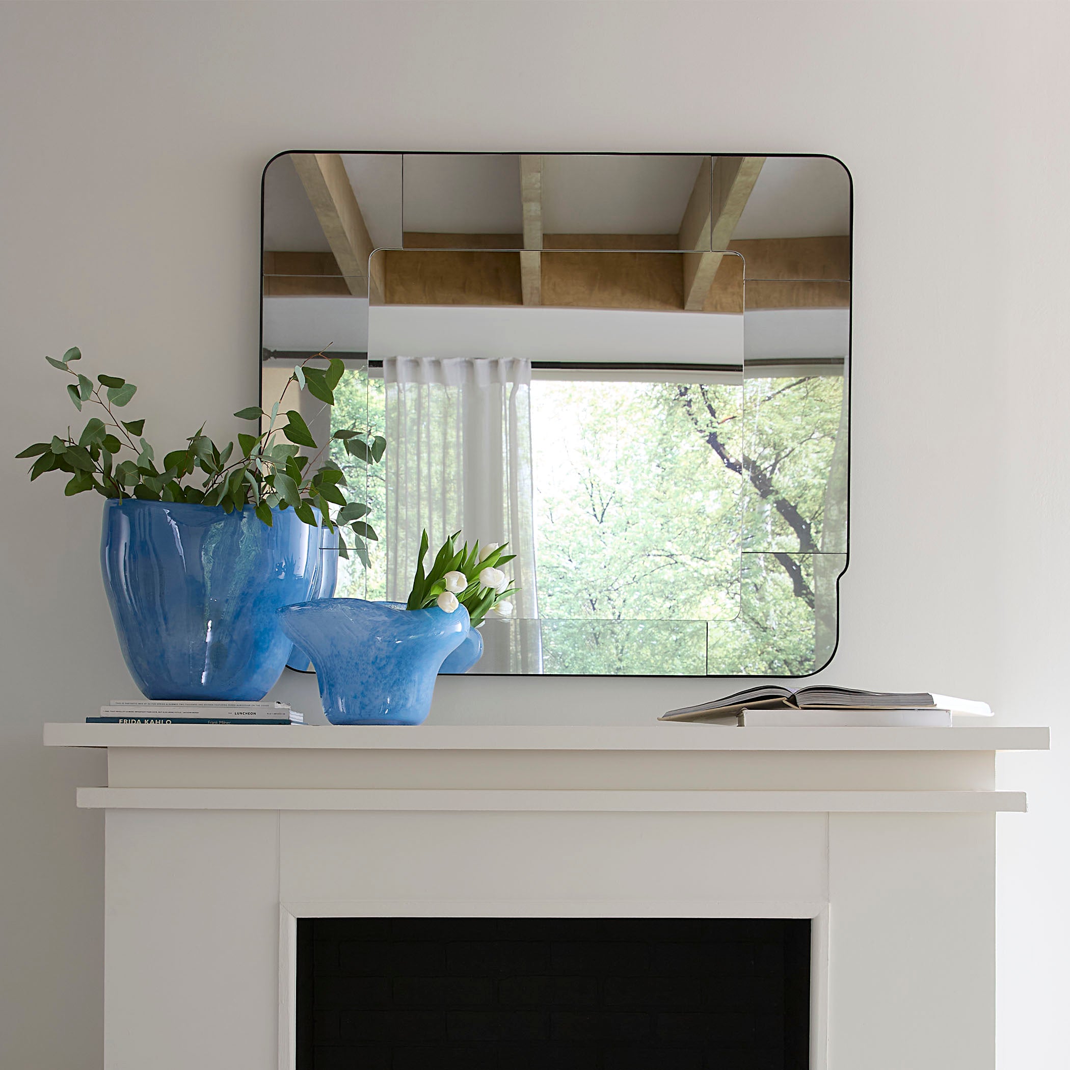 Elemental Antique Mercury Glass Wall Mirror, Large by Jamie Young