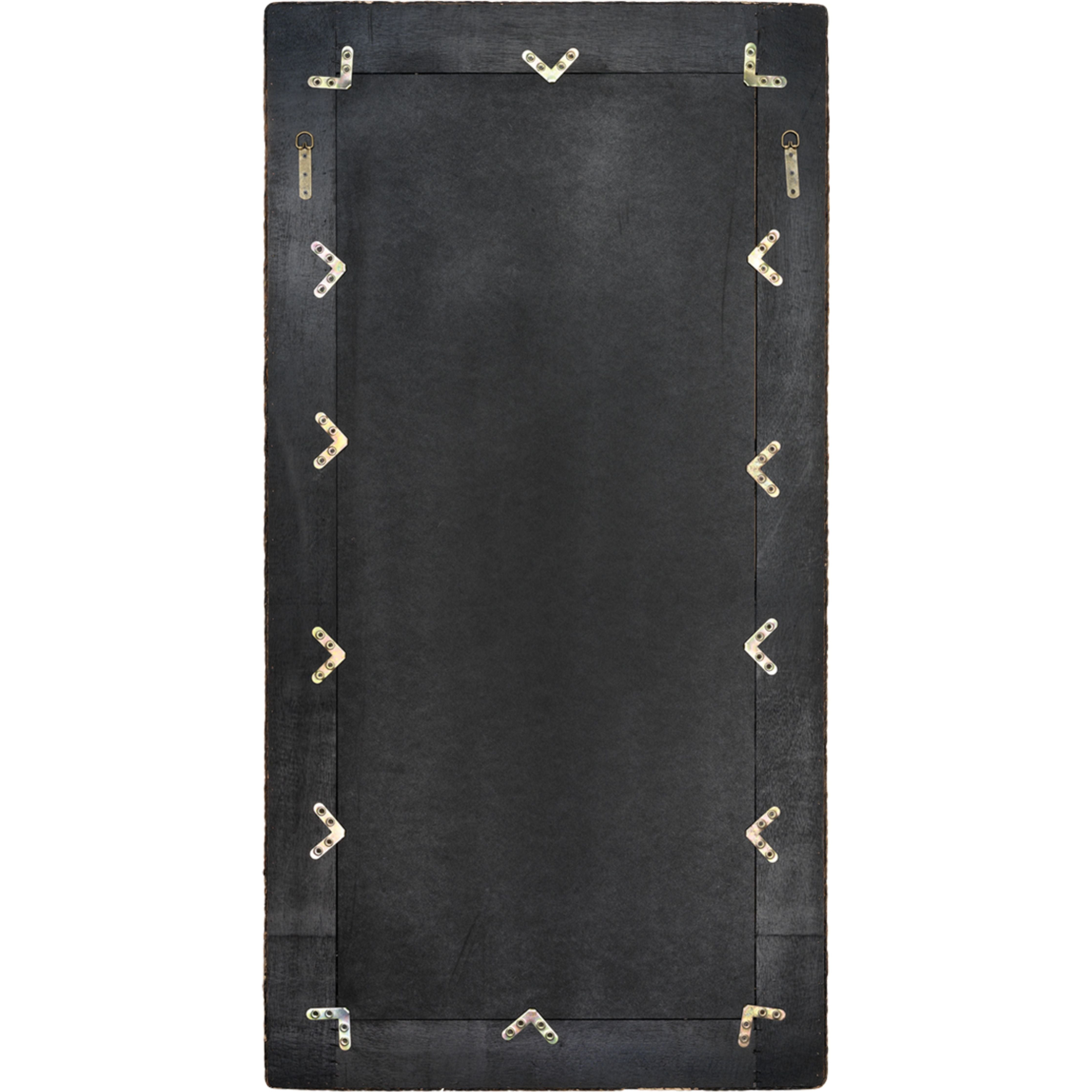 Evergreen Braided Seagrass Rectangle Wall Mirror, Natural by Jamie Young
