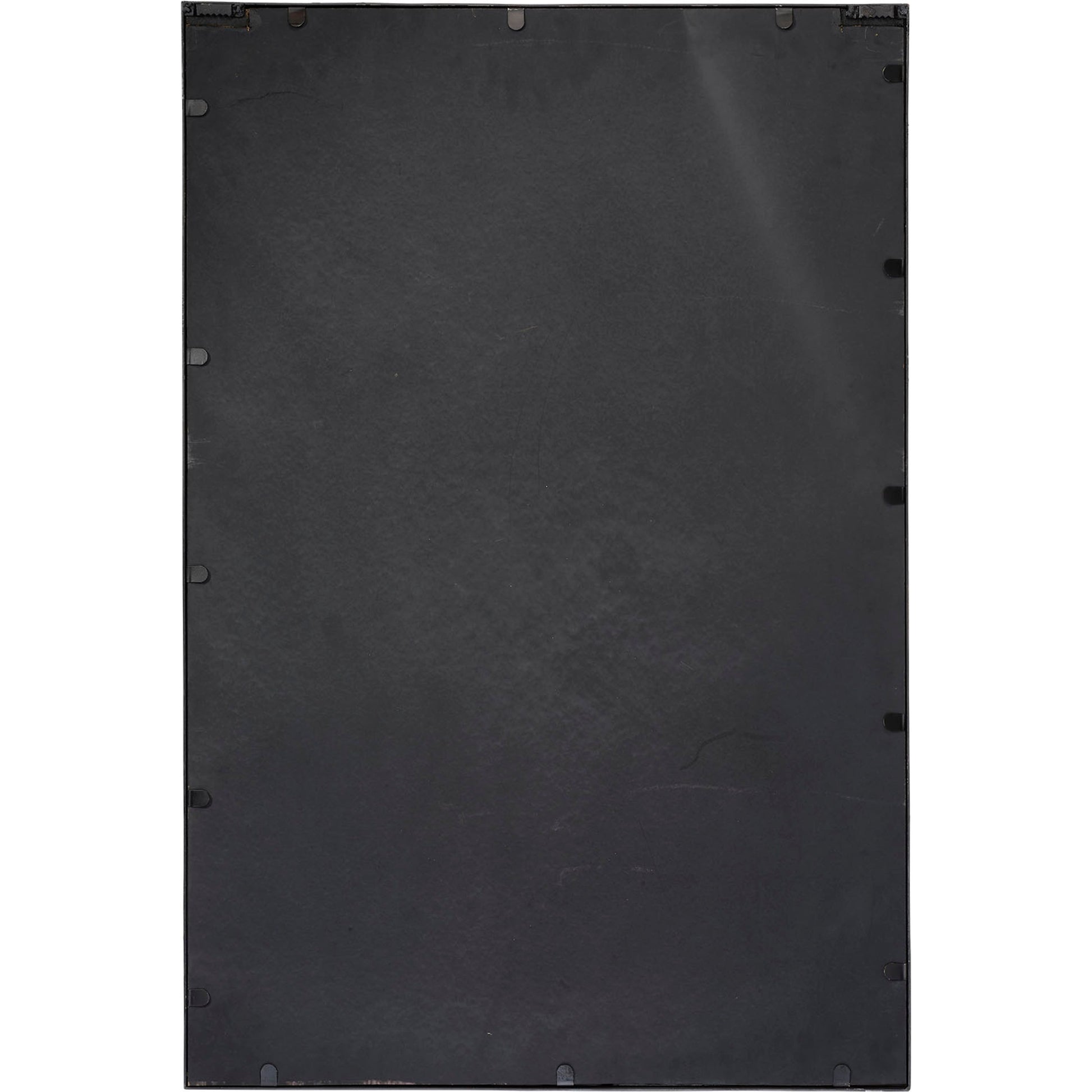 Fractured Hammered Iron Rectangle Wall Mirror by Jamie Young