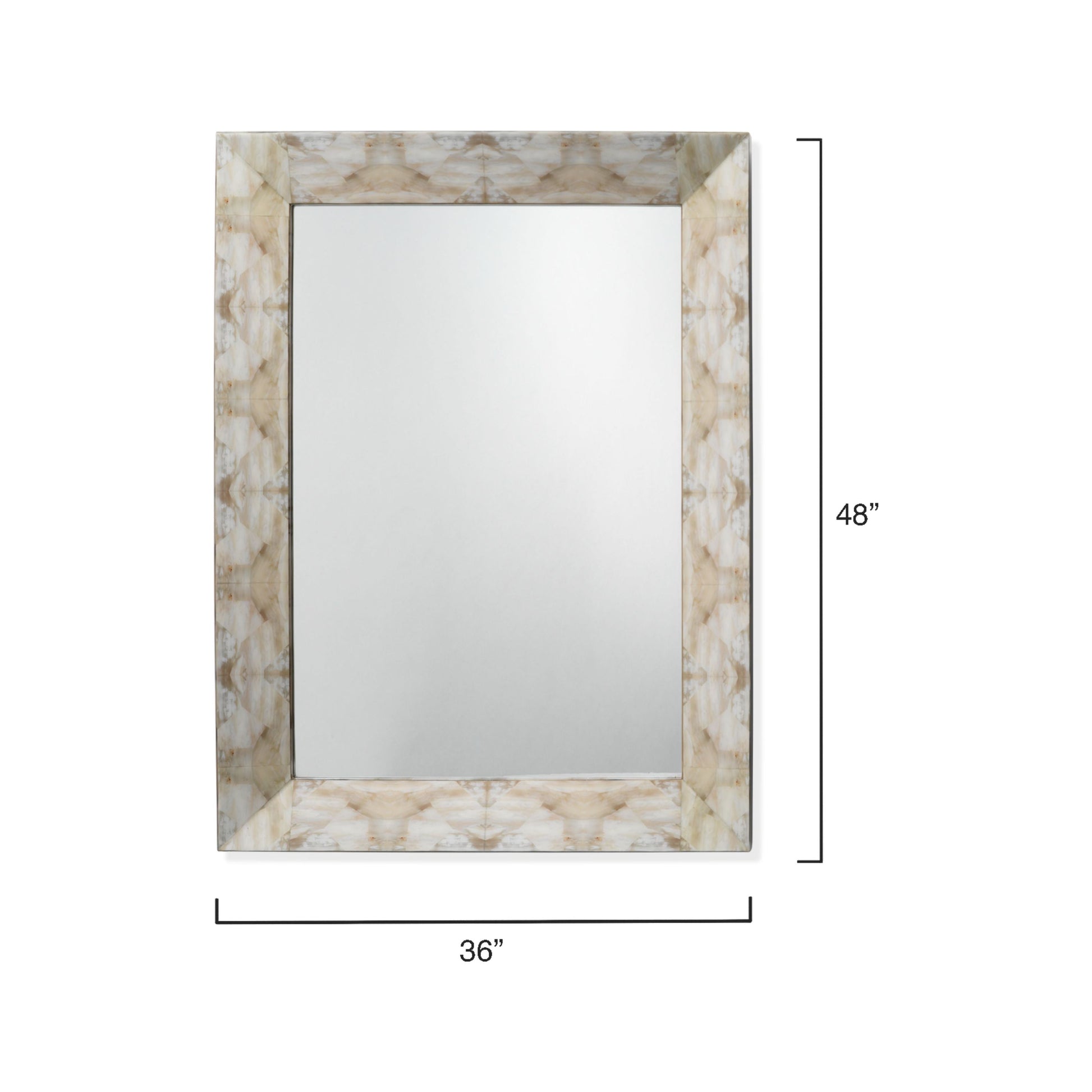 Fragment Rectangle Wall Mirror by Jamie Young