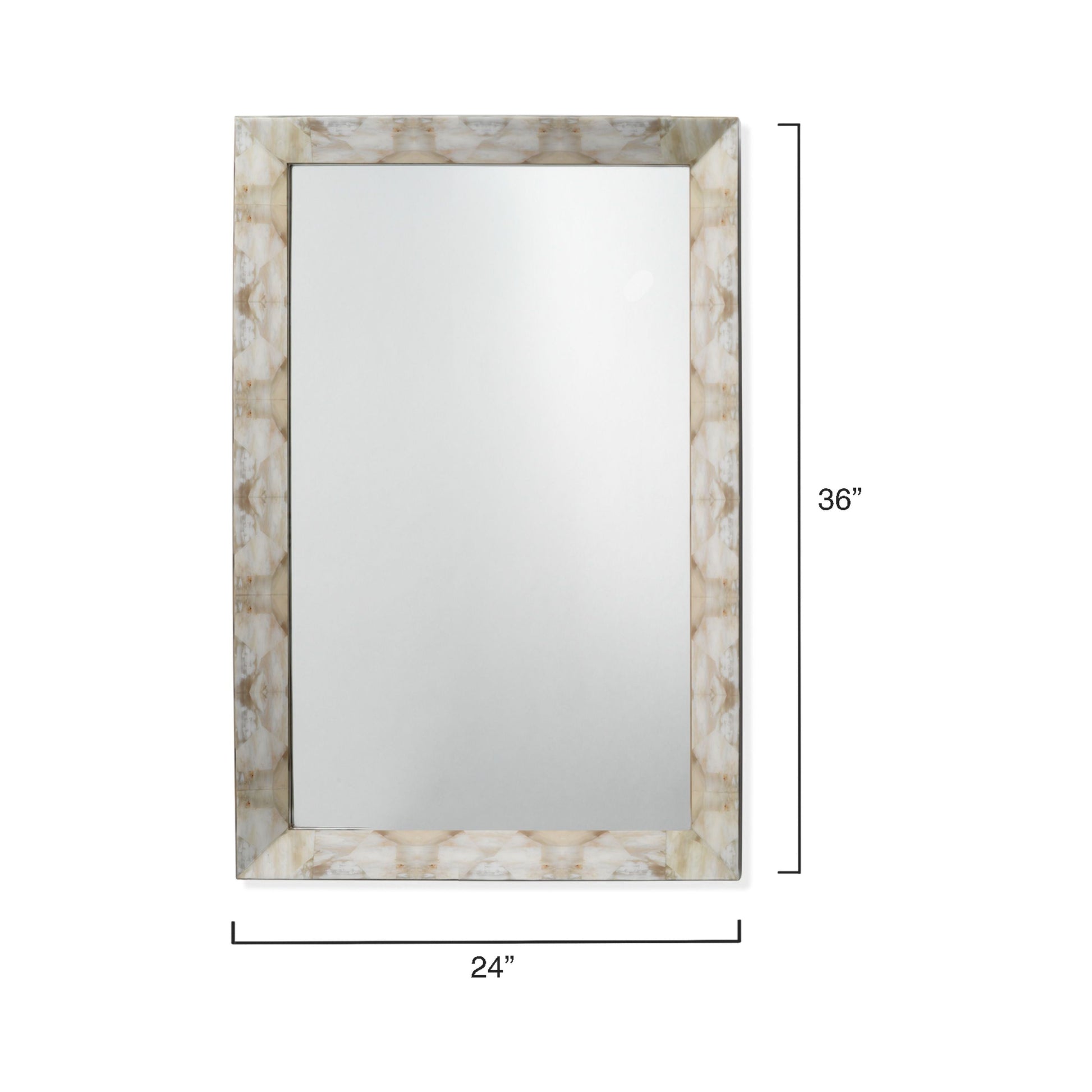 Fragment Rectangle Wall Mirror by Jamie Young