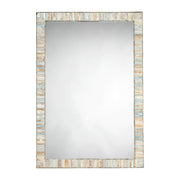 Heron Mother of Pearl Rectangle Wall Mirror by Jamie Young