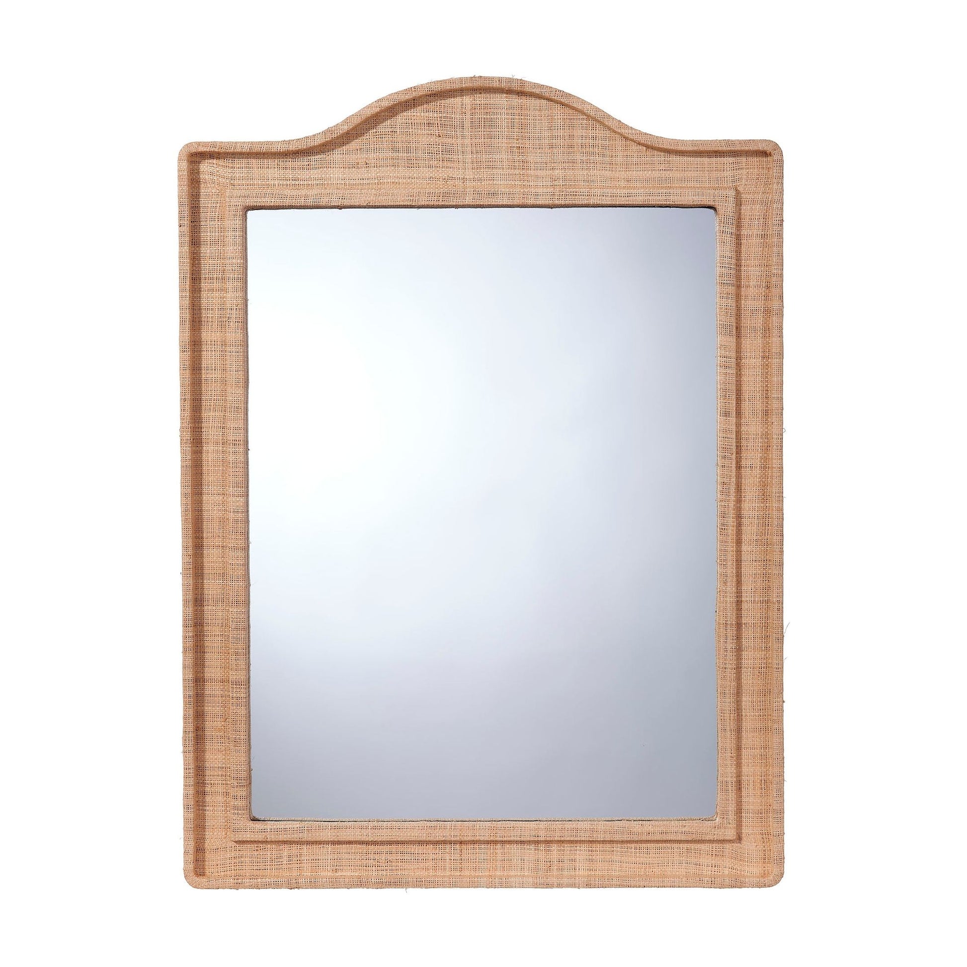 Hilltop Raffia Arch Wall Mirror Natural by Jamie Young