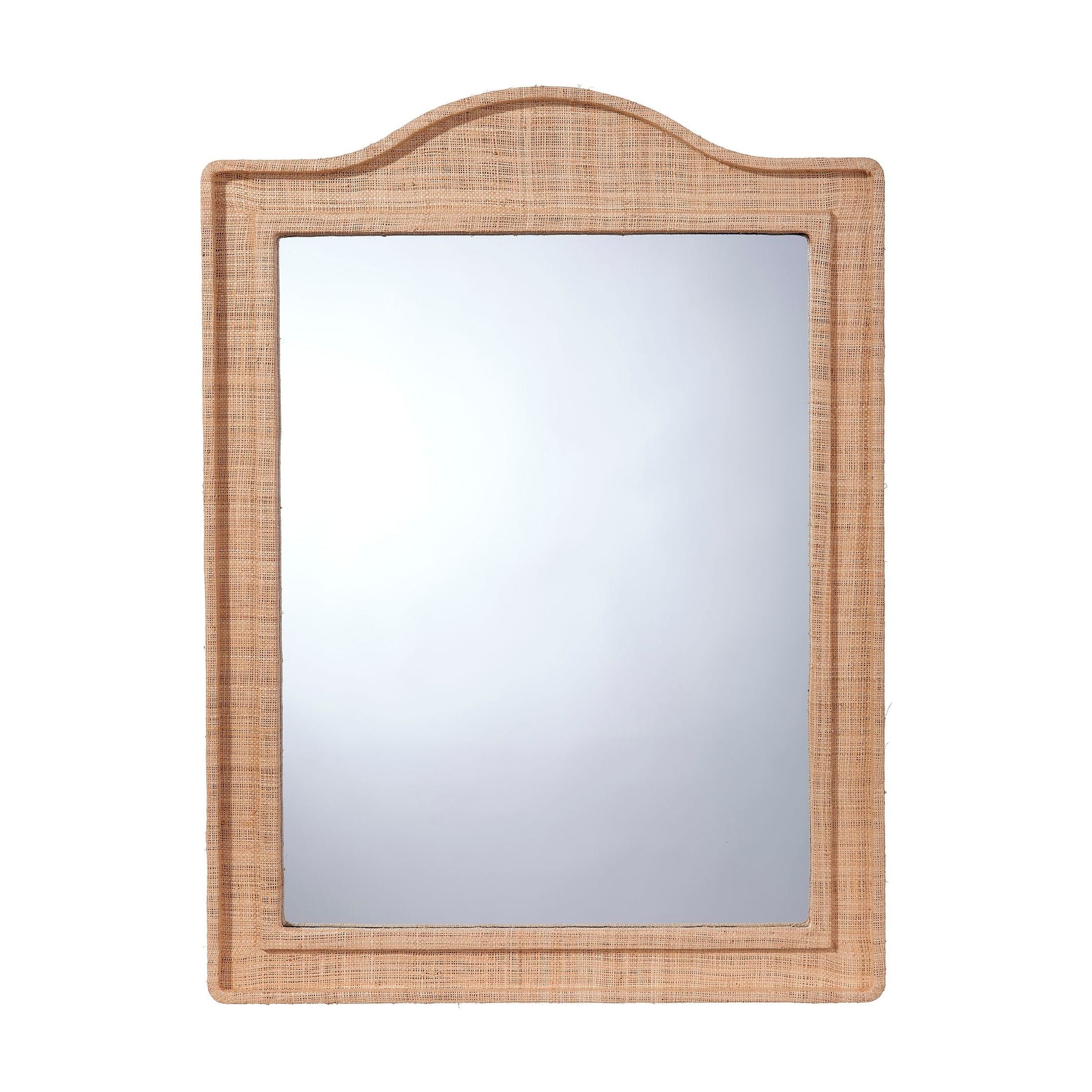 Hilltop Raffia Arch Wall Mirror Natural by Jamie Young