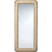 Hollis Rectangle Rope Floor Mirror by Jamie Young