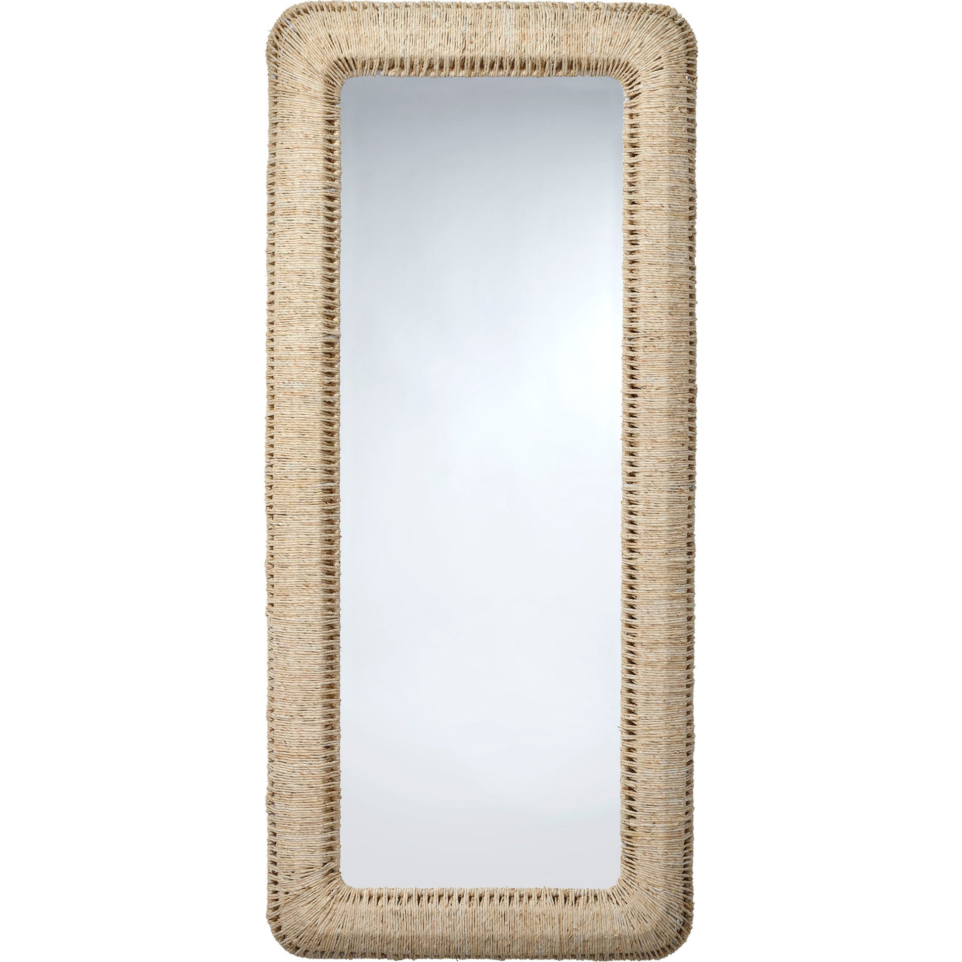 Hollis Rectangle Rope Floor Mirror by Jamie Young