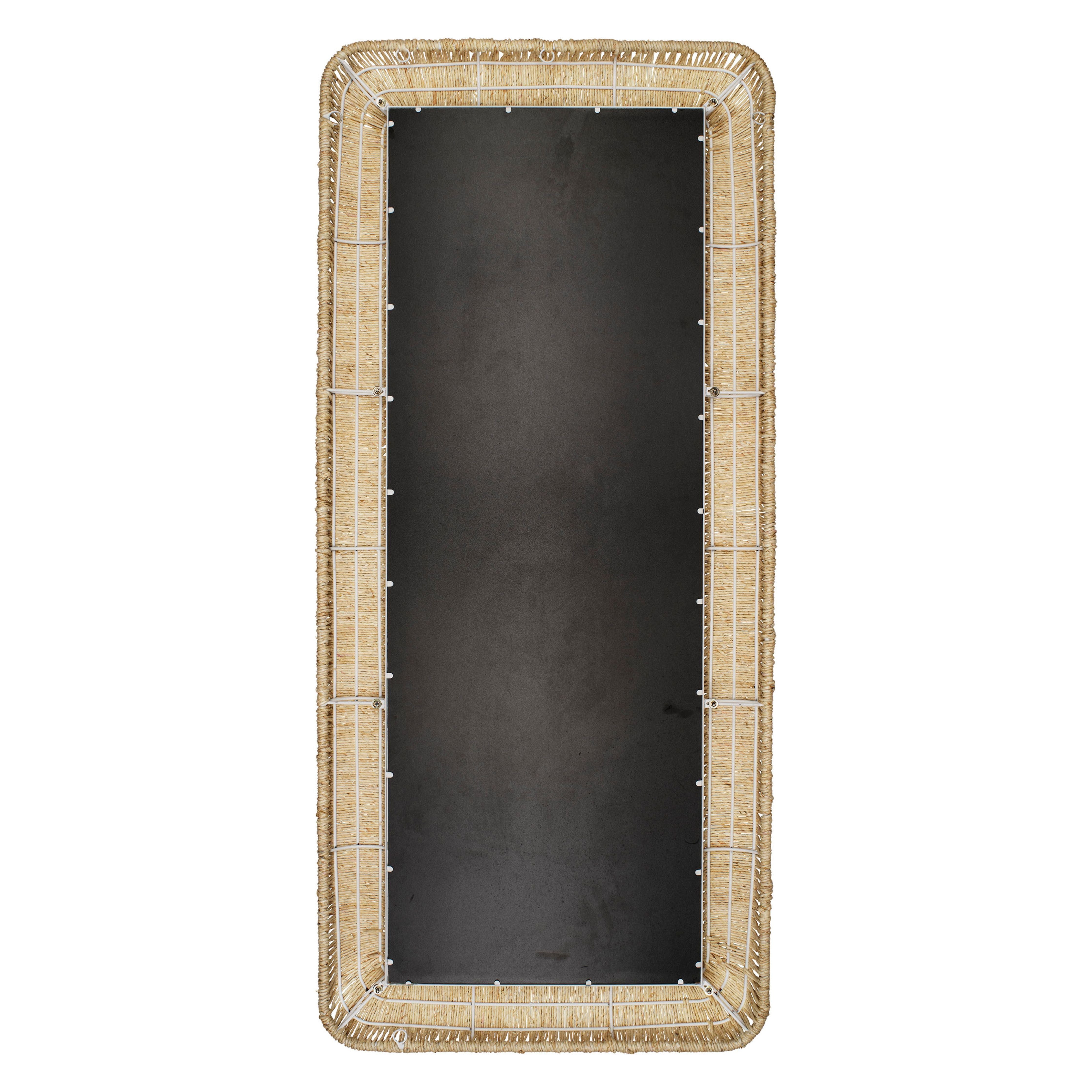 Hollis Rectangle Rope Floor Mirror by Jamie Young