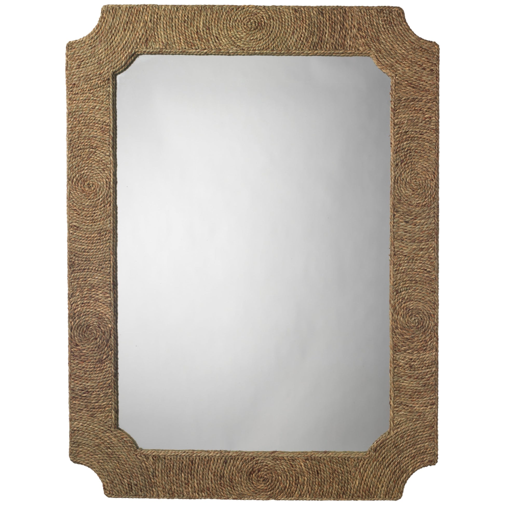 Marina Seagrass Wall Mirror by Jamie Young