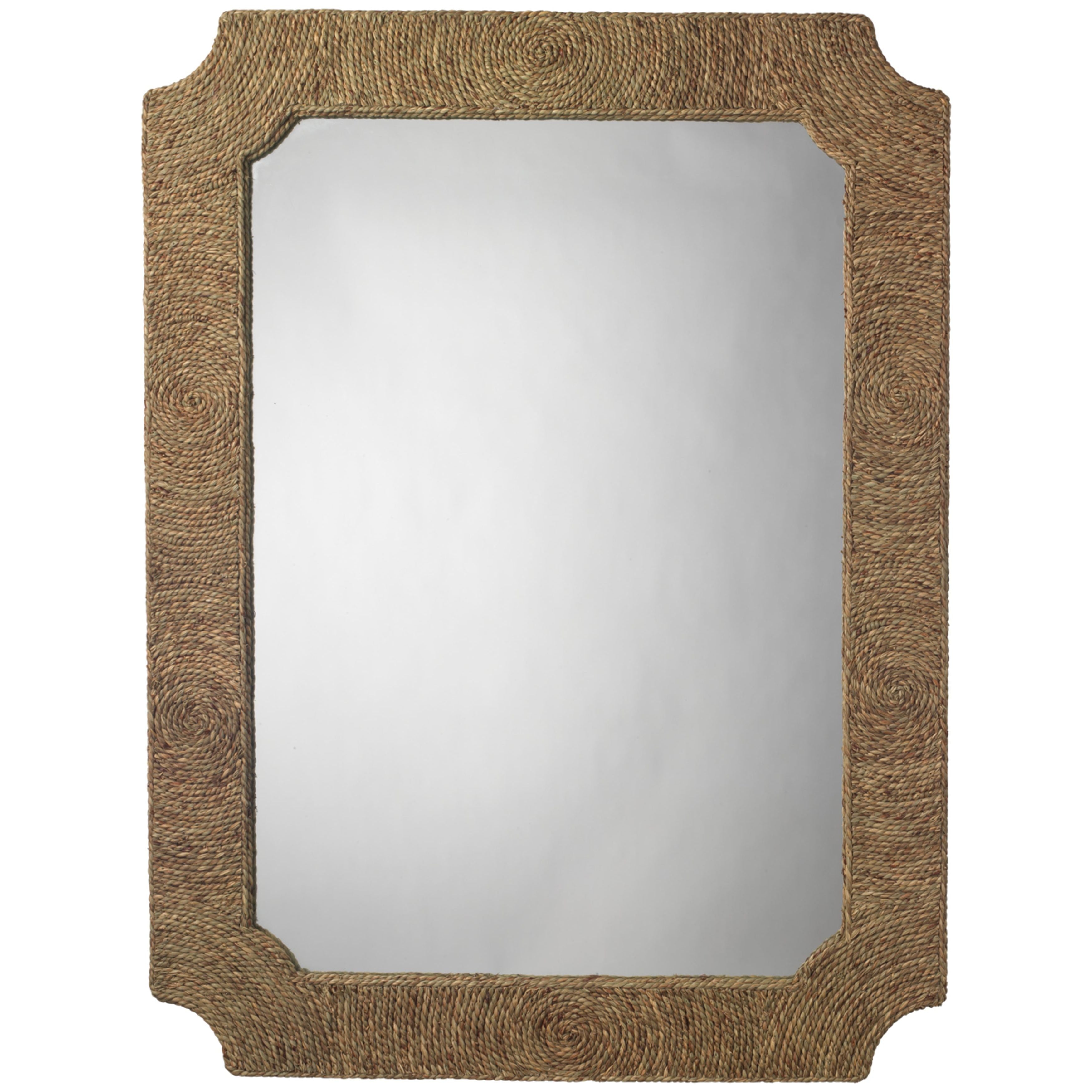 Marina Seagrass Wall Mirror by Jamie Young