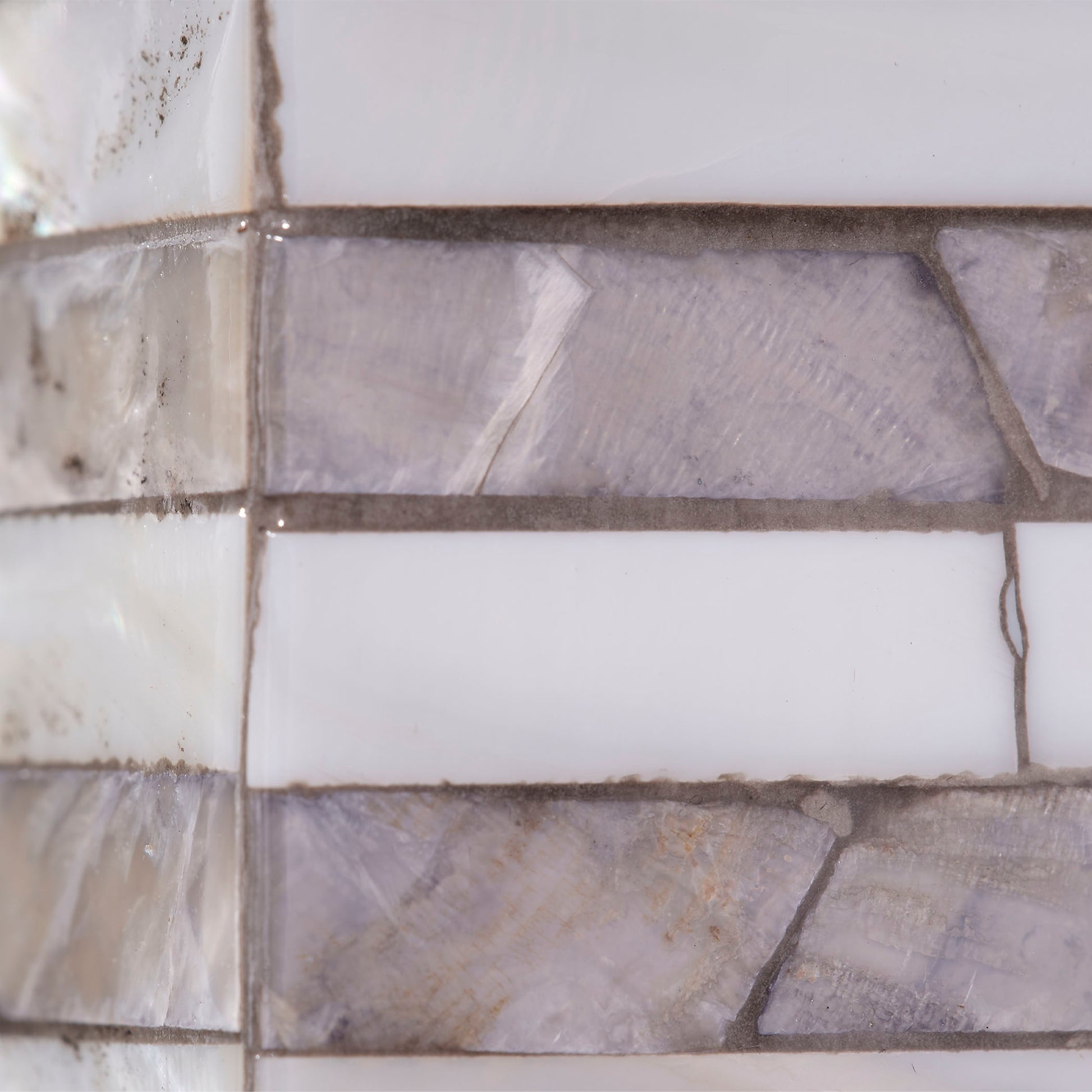 Marmont Mother of Pearl Rectangle Wall Mirror by Jamie Young