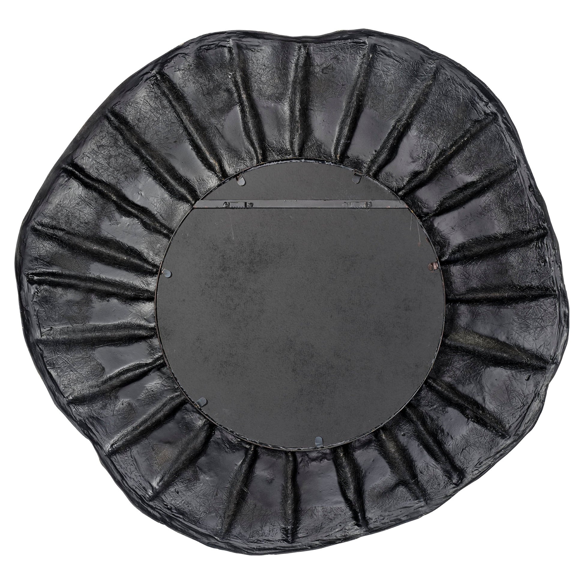 Millstone Resin Round Wall Mirror by Jamie Young