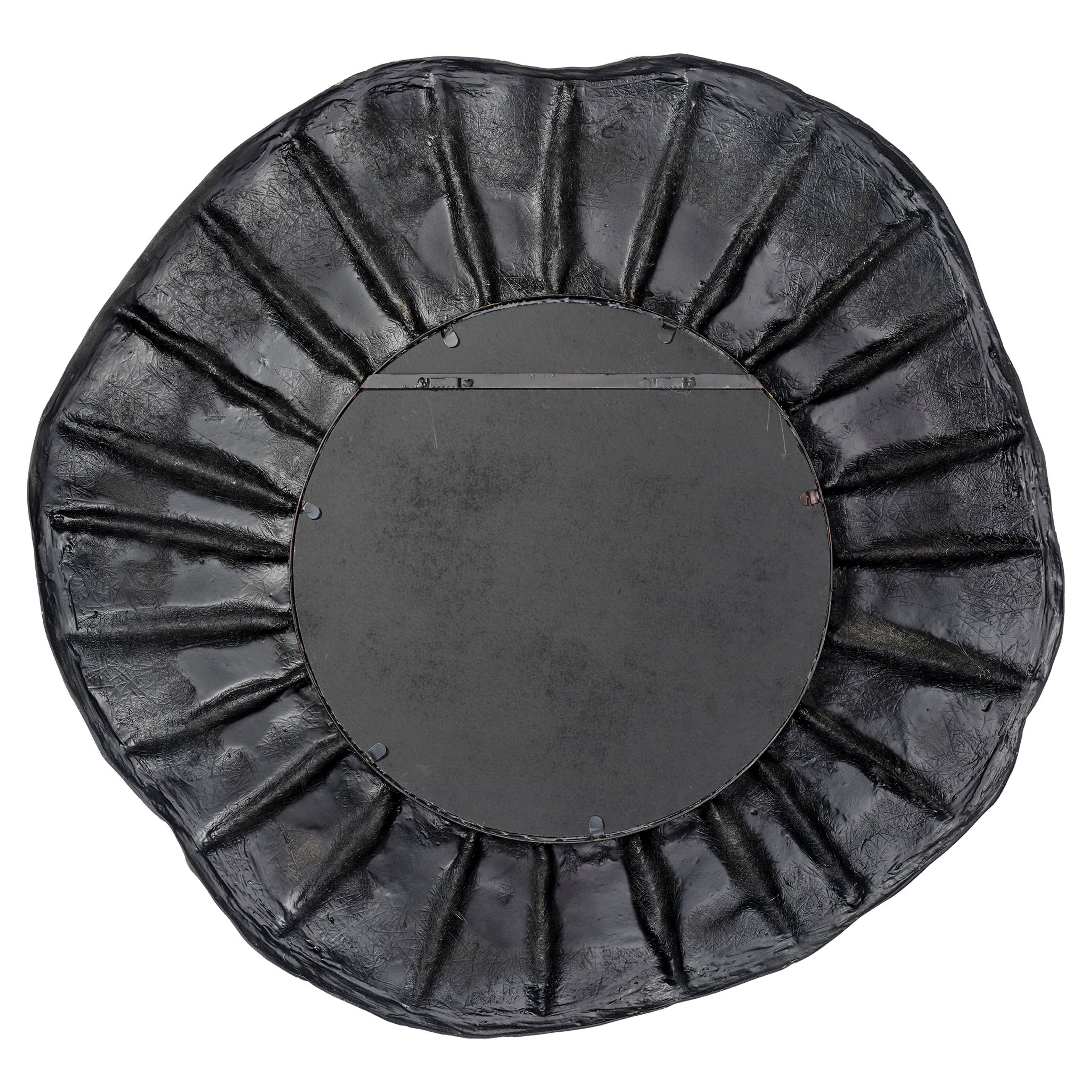Millstone Resin Round Wall Mirror by Jamie Young