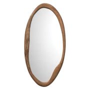 Organic Mango Wood Oval Wall Mirror by Jamie Young