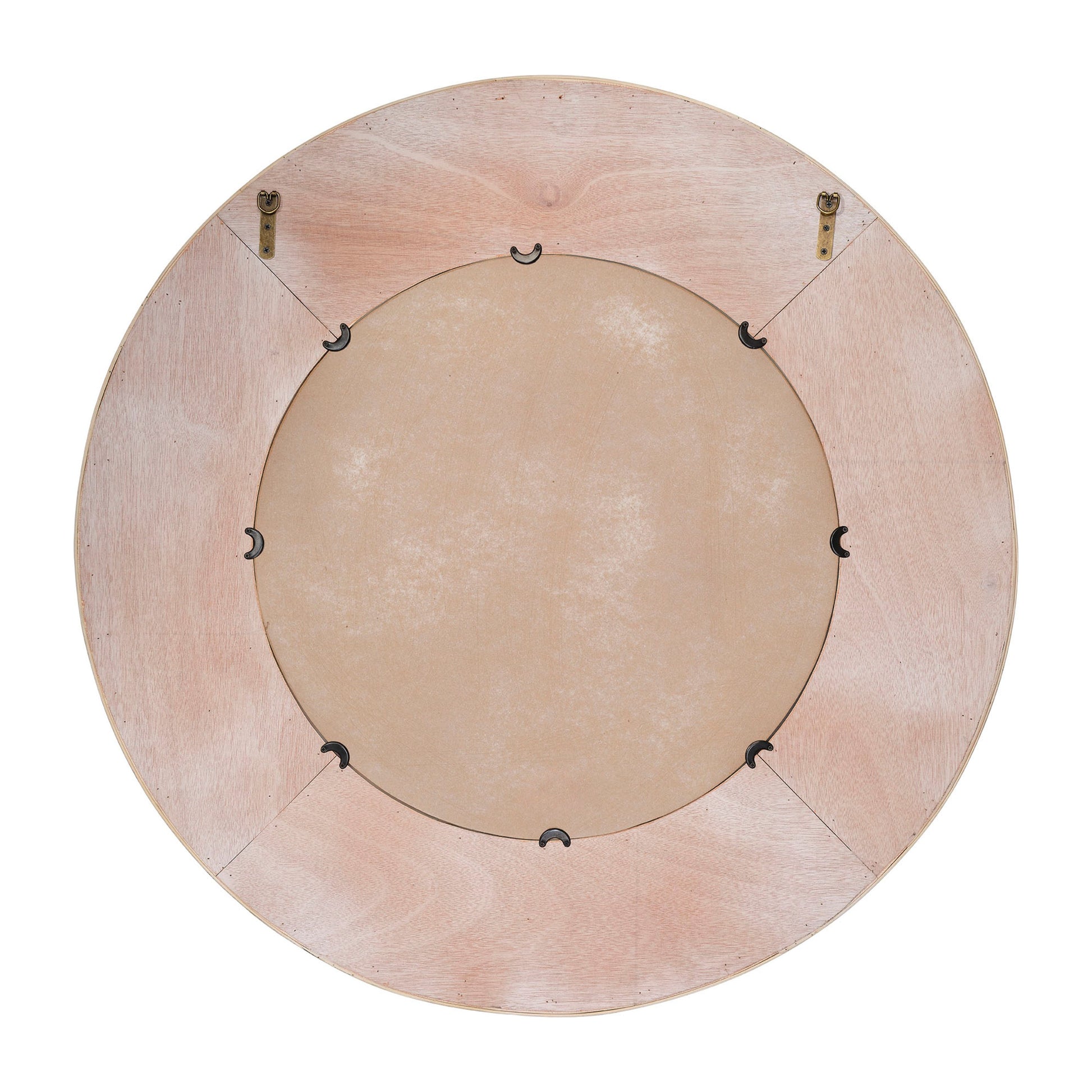 Paddock Bamboo Round Wall Mirror by Jamie Young
