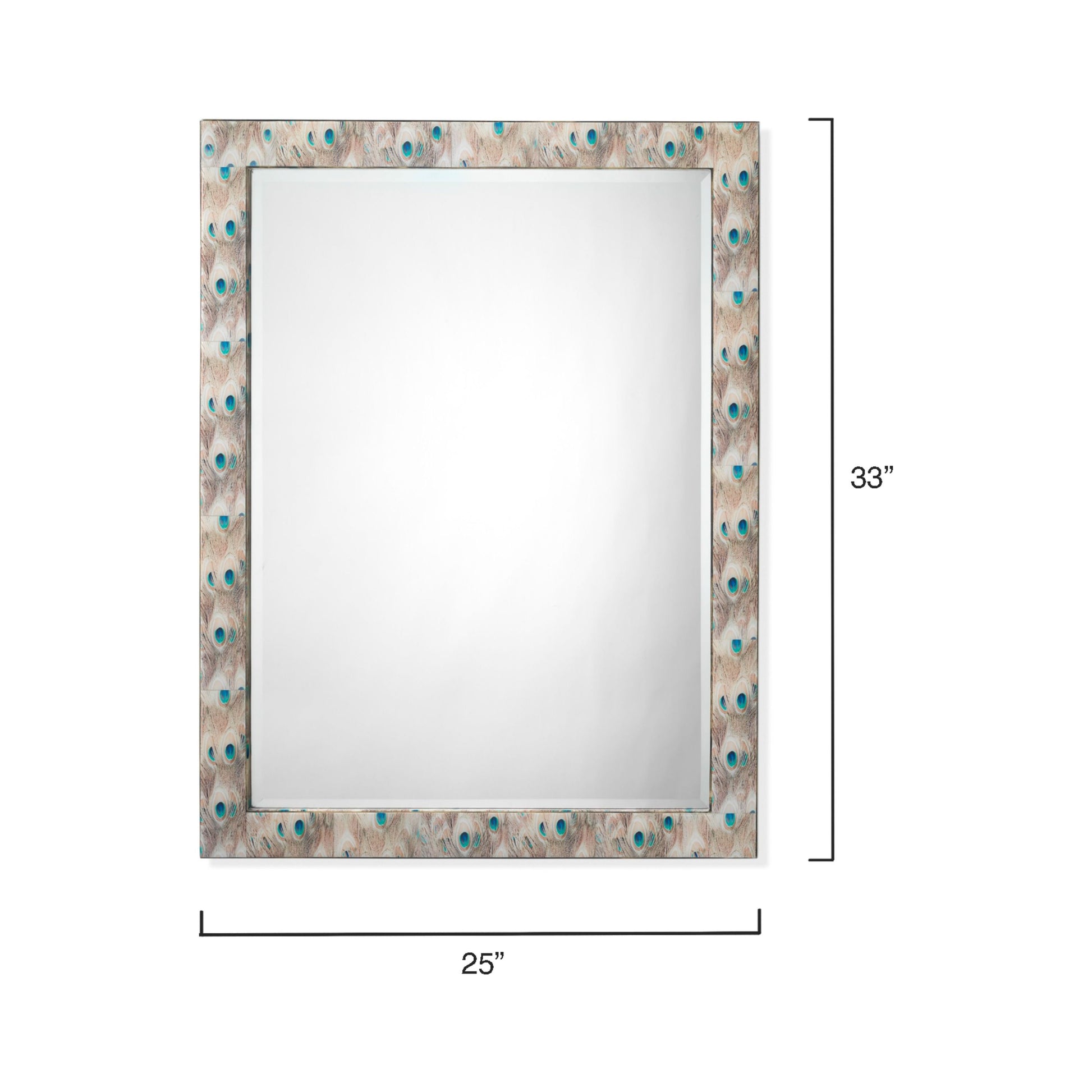 Plume Rectangle Mirror by Jamie Young