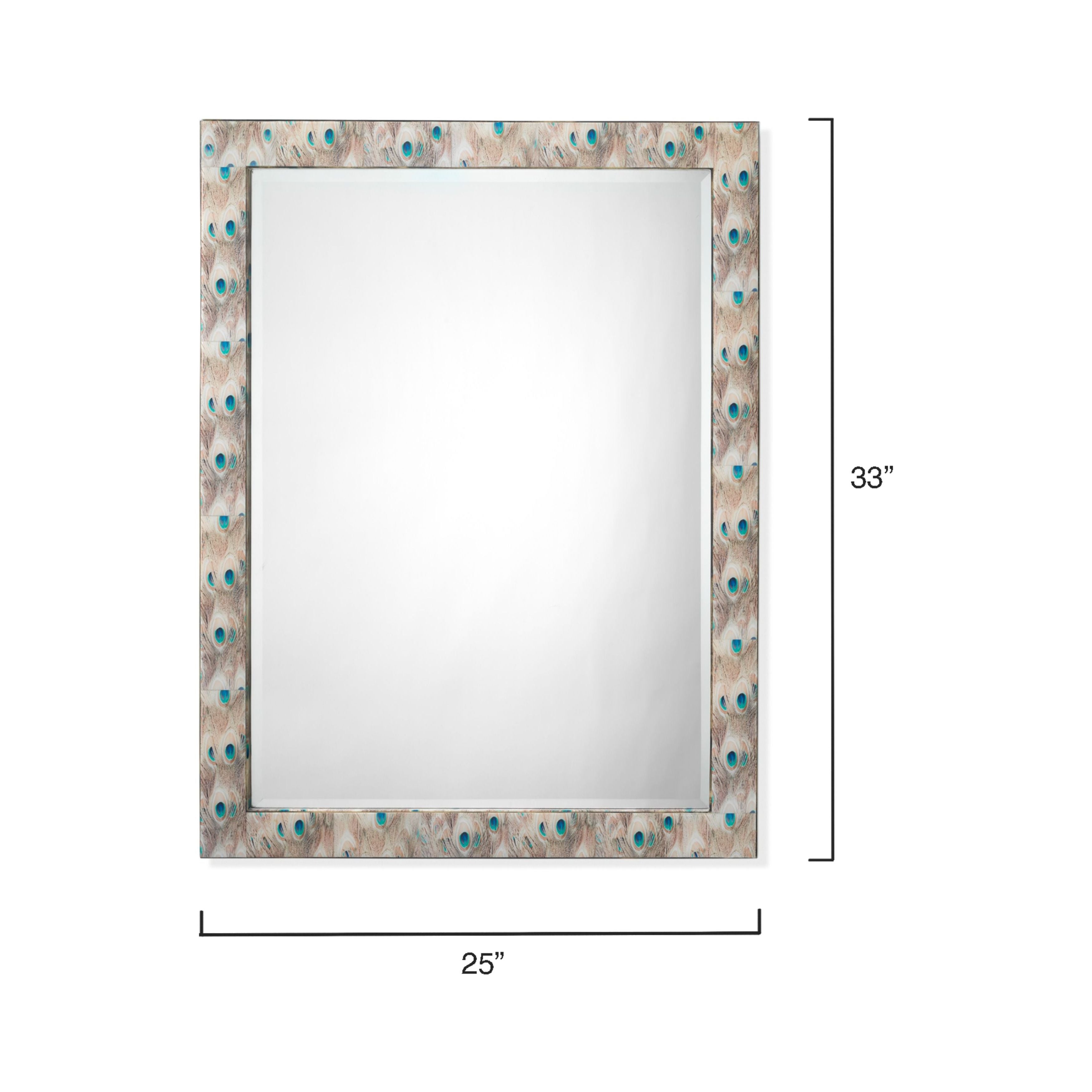 Plume Rectangle Mirror by Jamie Young