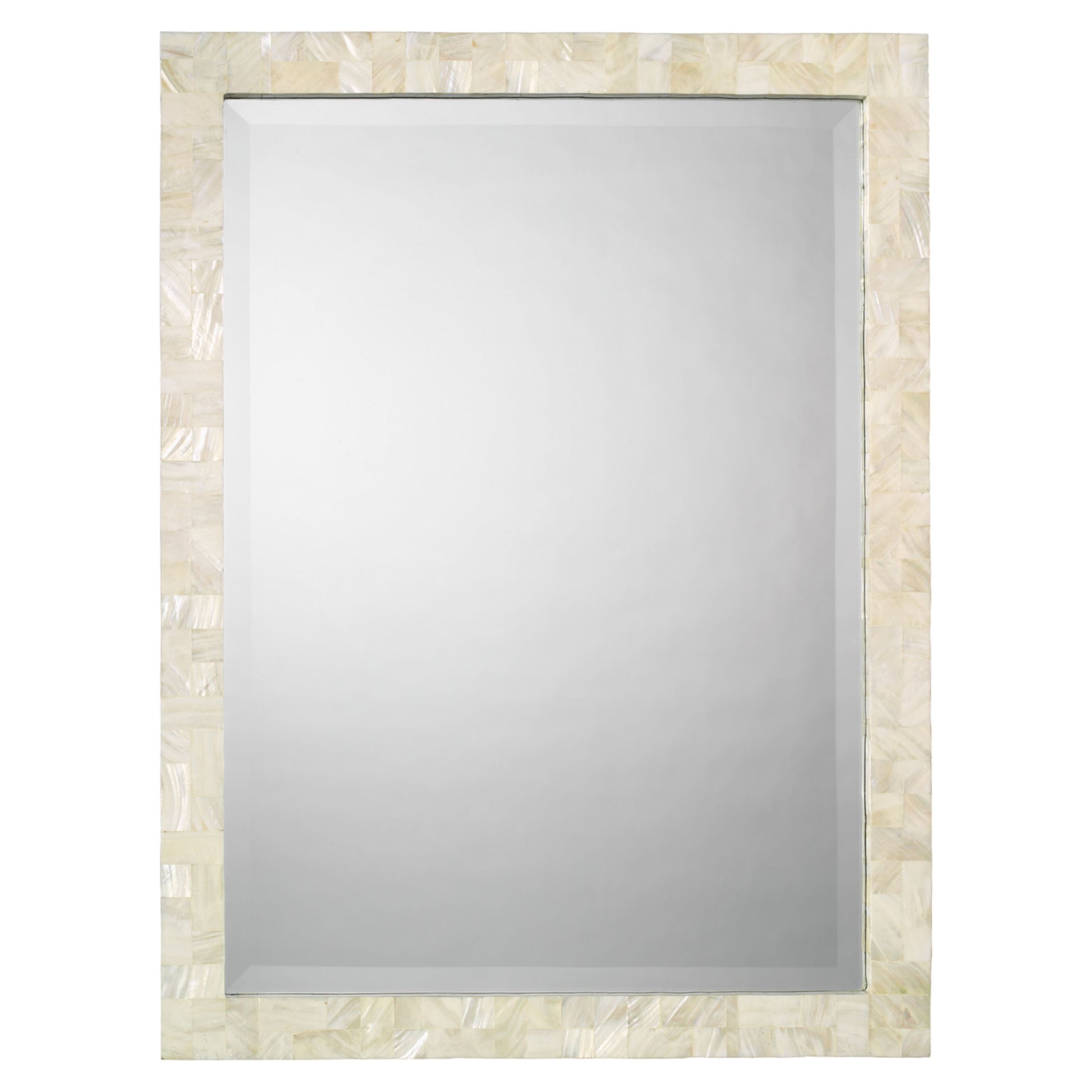 Rectangle Mother of Pearl Wall Mirror by Jamie Young