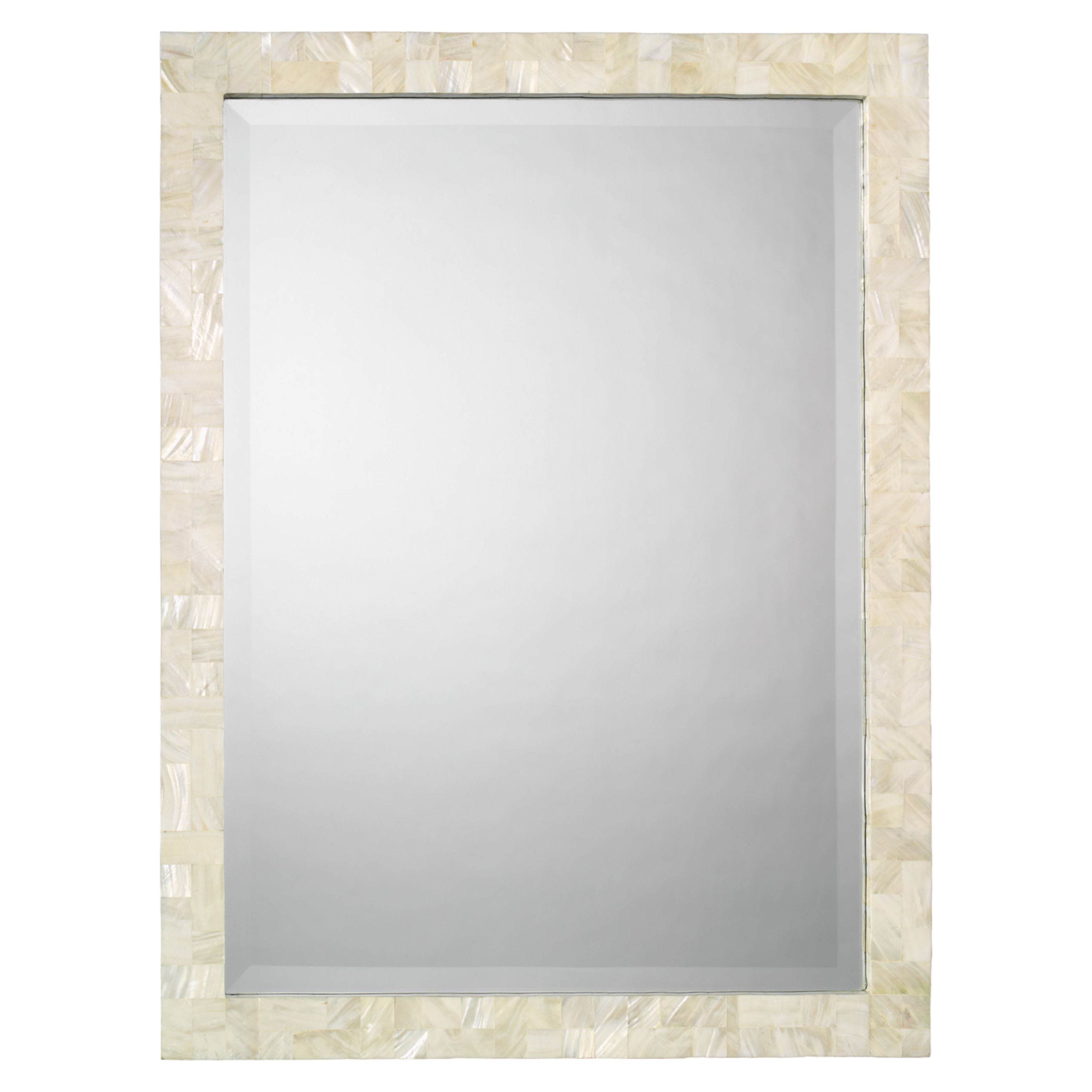 Rectangle Mother of Pearl Wall Mirror by Jamie Young