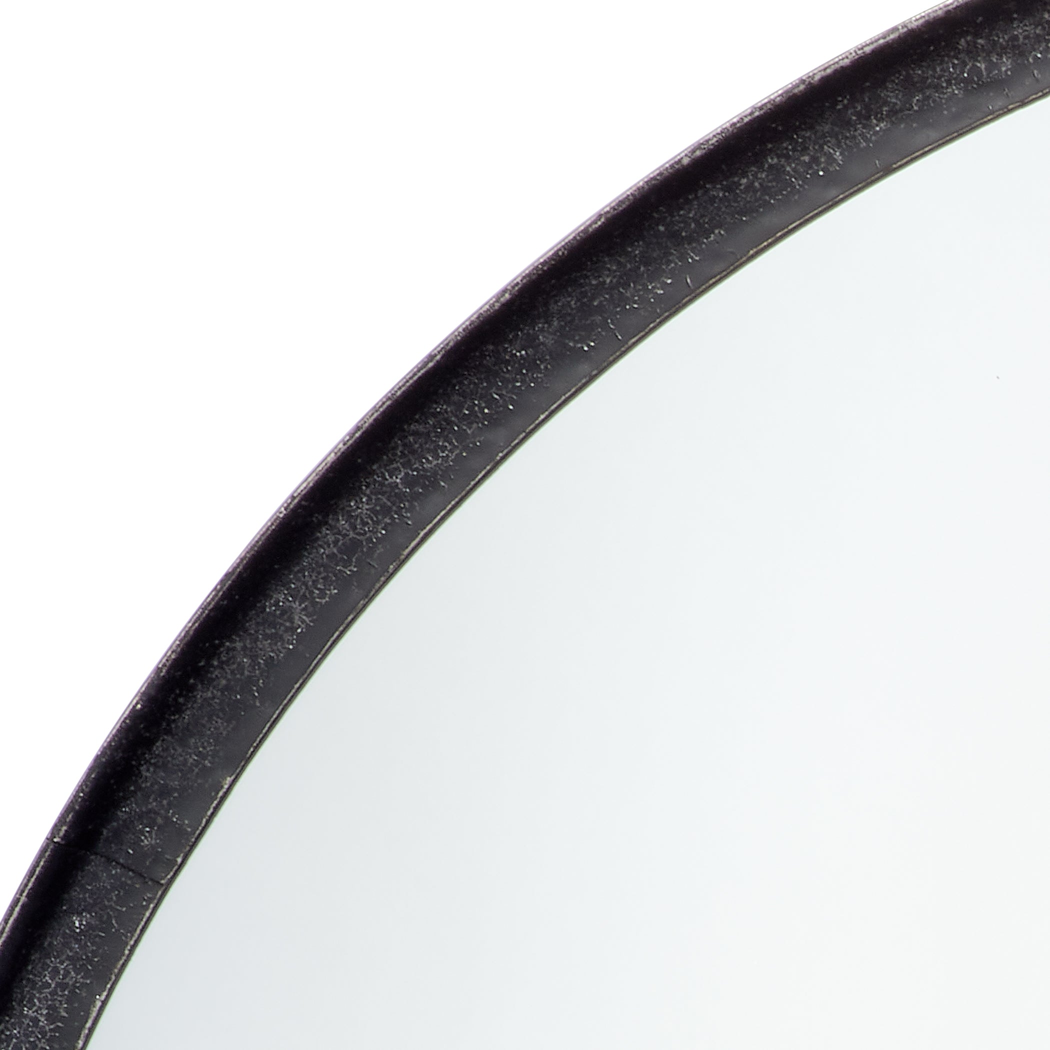 Refined Iron Round Wall Mirror by Jamie Young