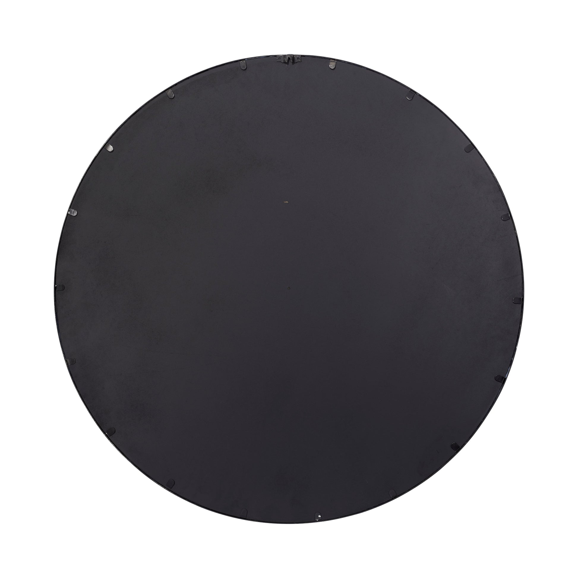 Refined Iron Round Wall Mirror by Jamie Young