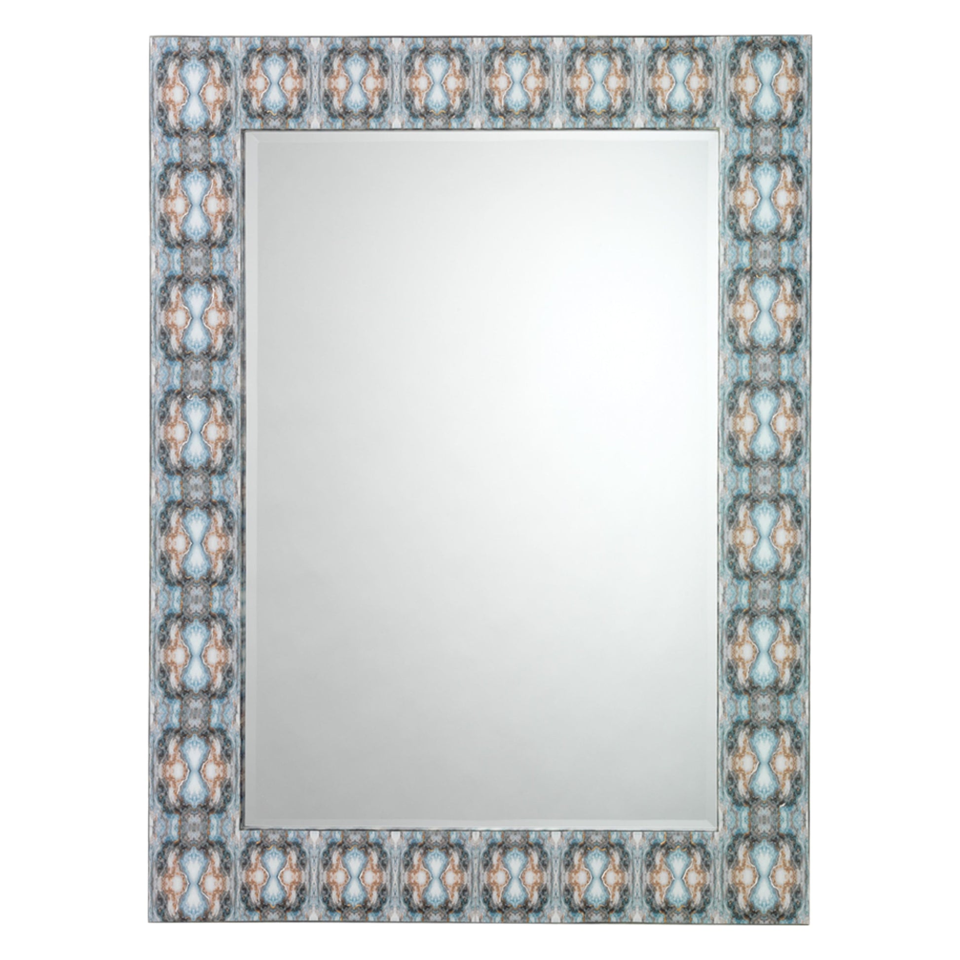 Rorschach Wall Mirror Blue by Jamie Young