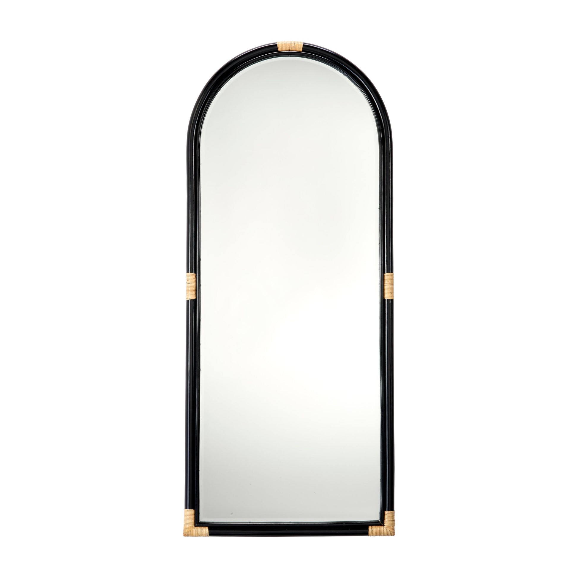 Saltwater Arch Floor Mirror Black by Jamie Young