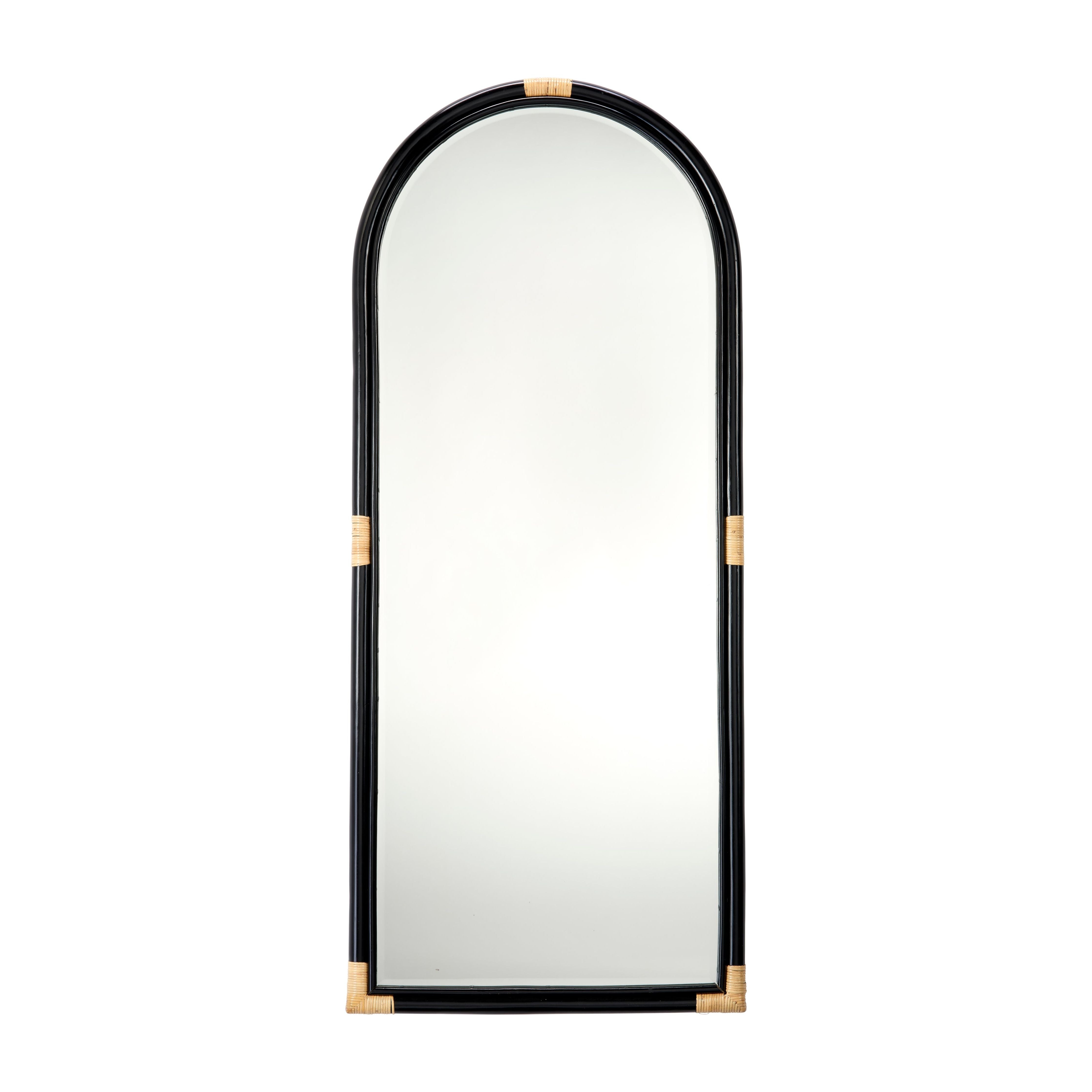 Saltwater Arch Floor Mirror Black by Jamie Young