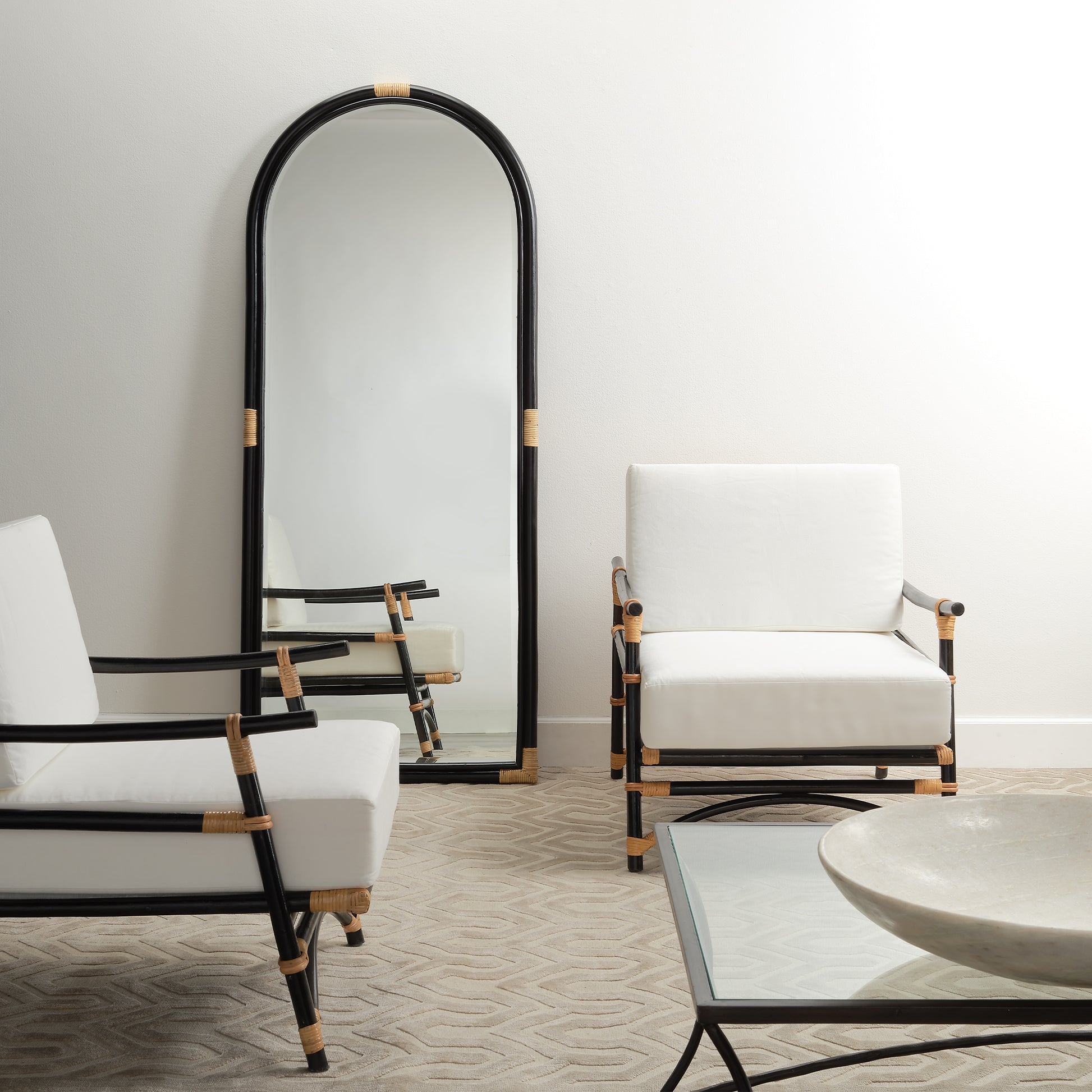 Saltwater Arch Floor Mirror by Jamie Young