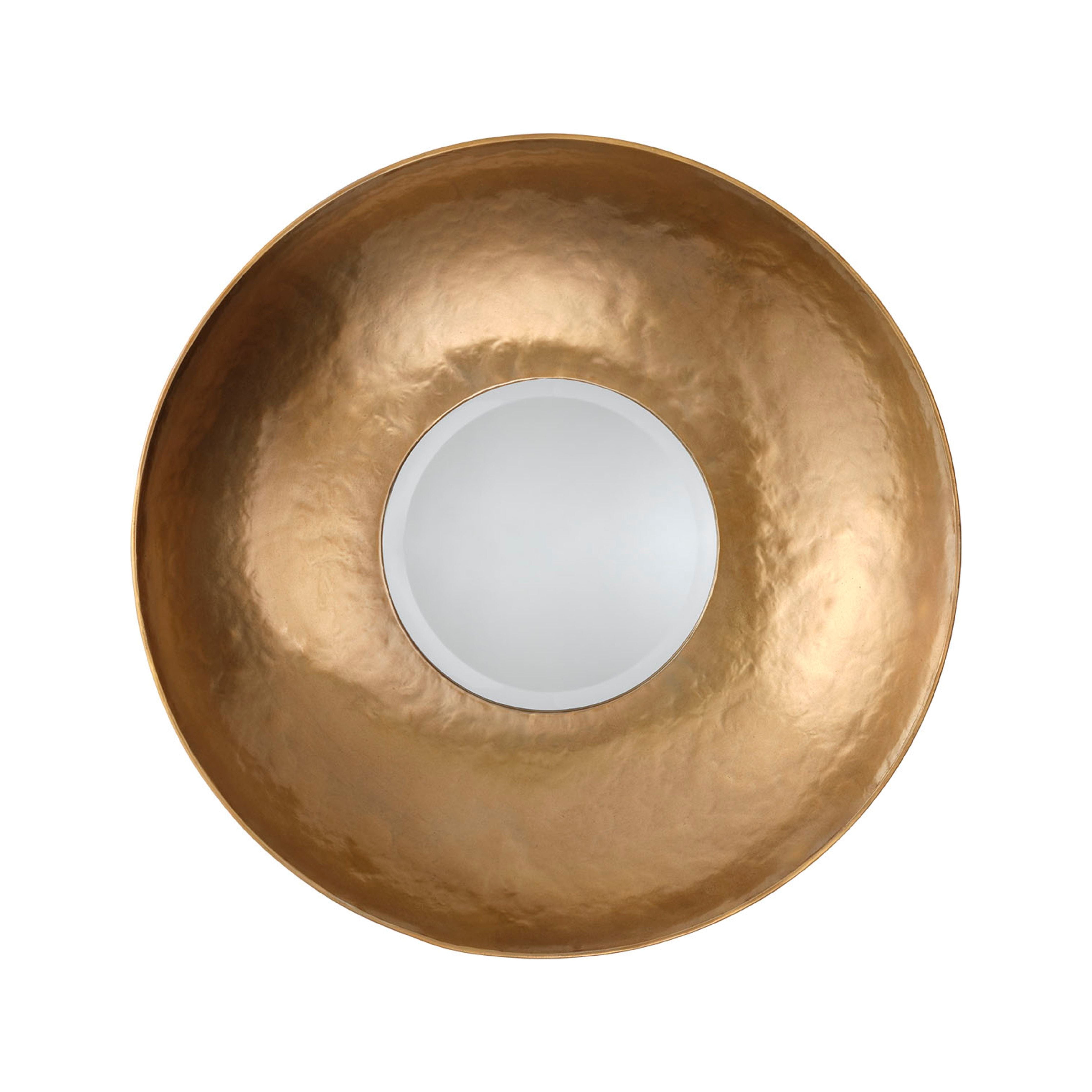 Theia Iron Round Wall Mirror by Jamie Young