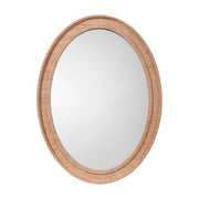 Valley Raffia Oval Wall Mirror Natural by Jamie Young