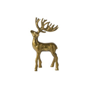 Winter Sleigh Deer – Antique Gold