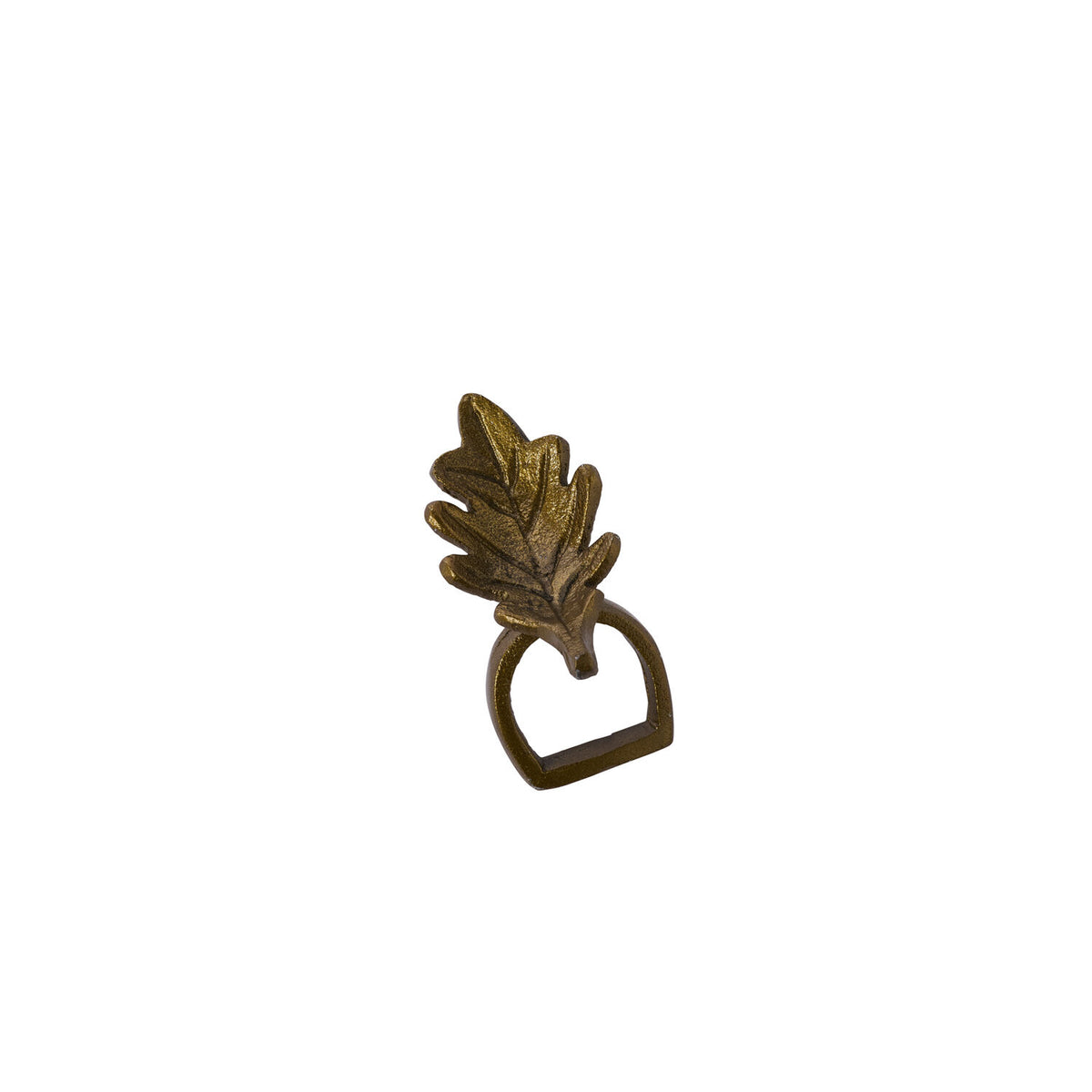 English Oak Napkin Ring Leaf by Ivory & Olive