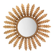 Elouise Metal Wall Mirror, Antique Brass by Jamie Young