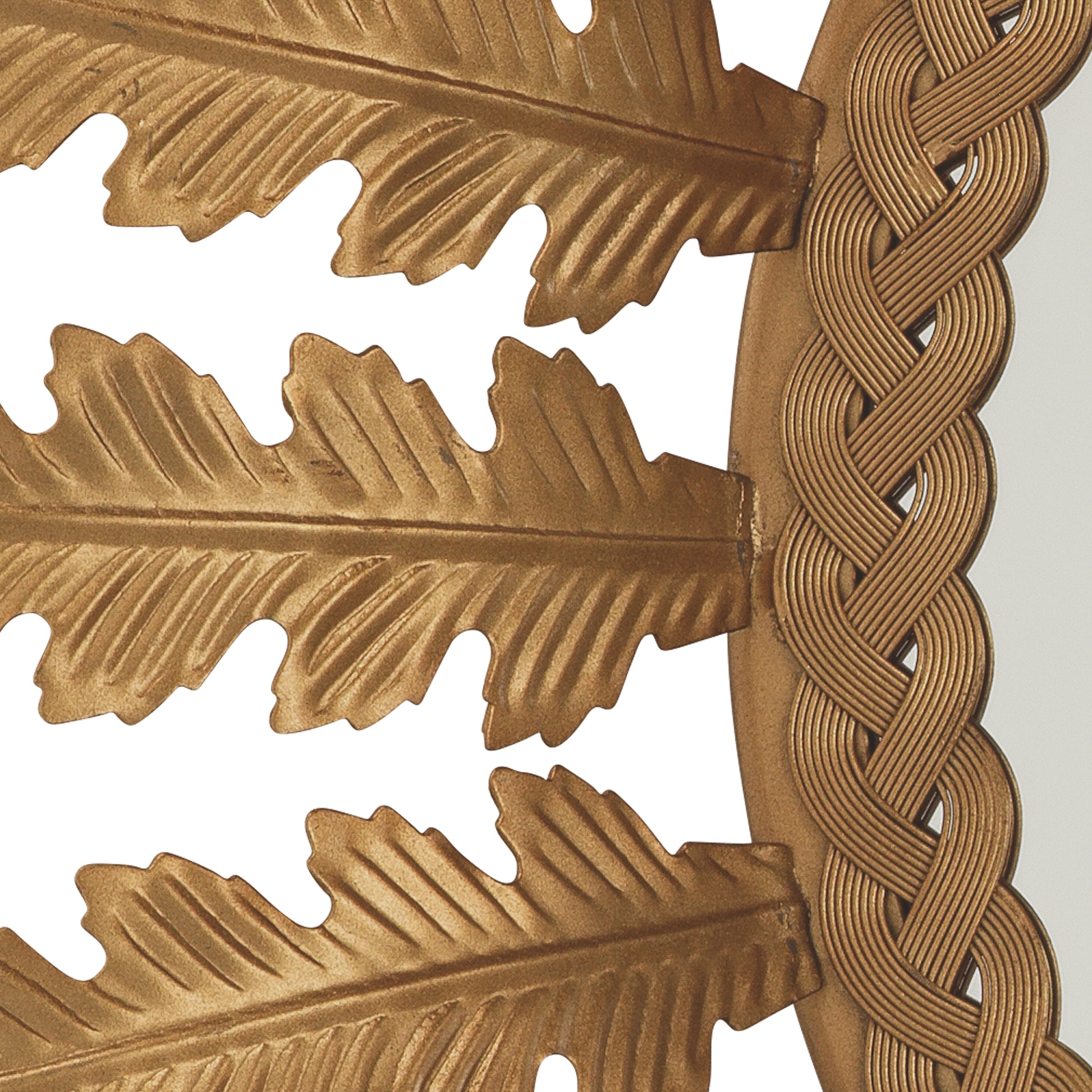 Elouise Metal Wall Mirror, Antique Brass by Jamie Young