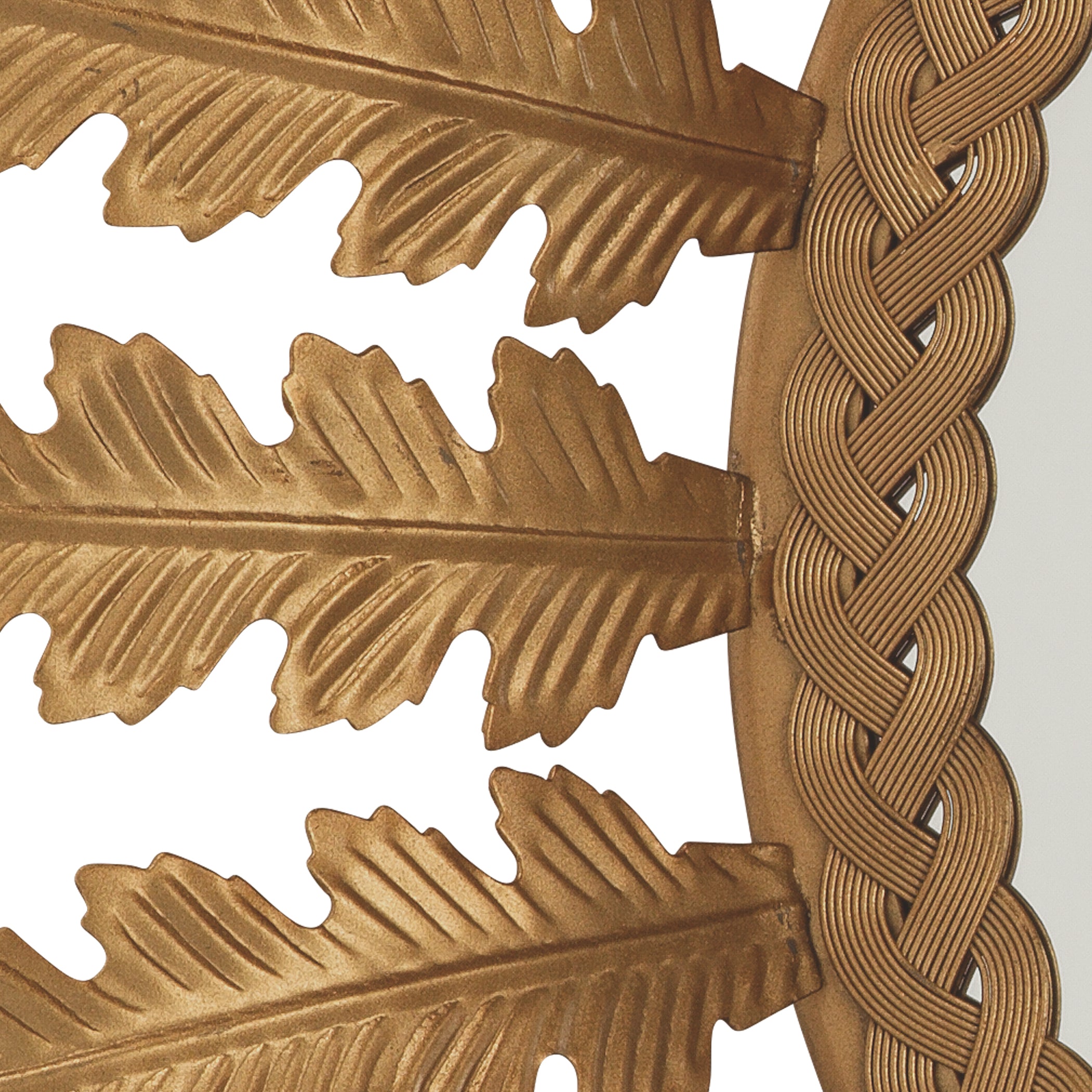 Elouise Metal Wall Mirror, Antique Brass by Jamie Young