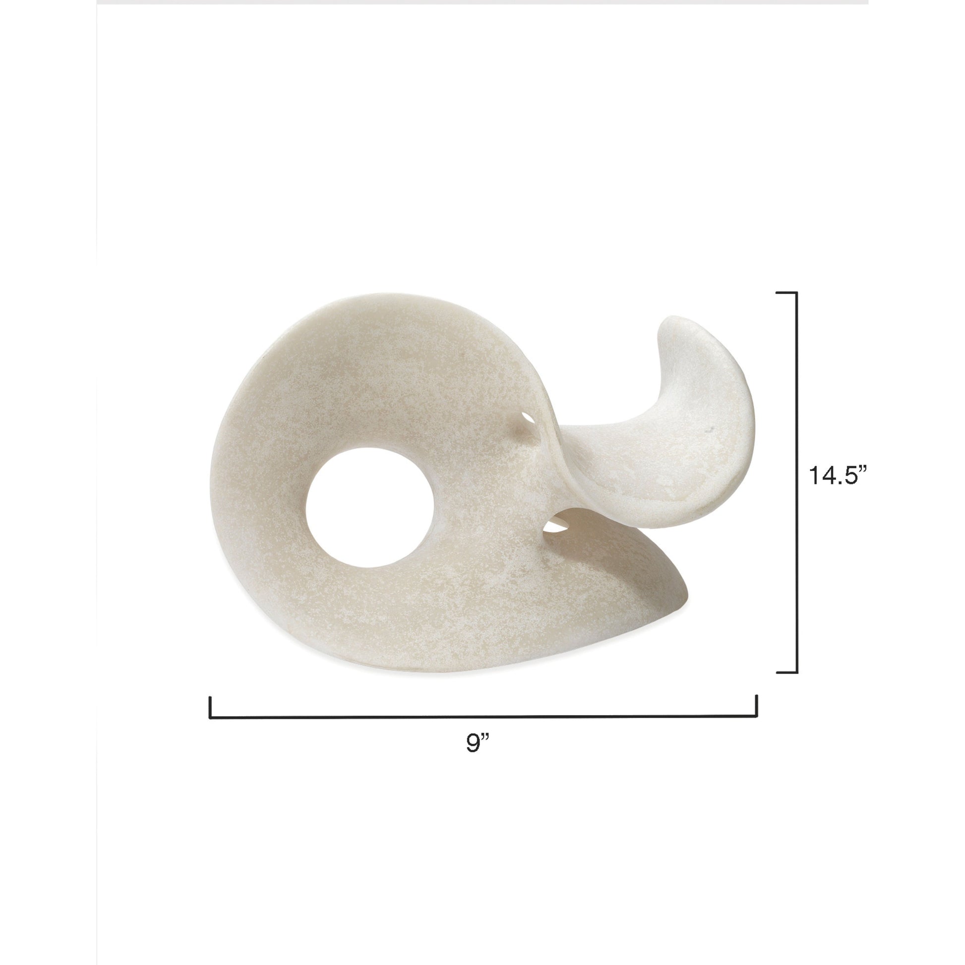 Amorphous Resin Decorative Table Object, White by Jamie Young