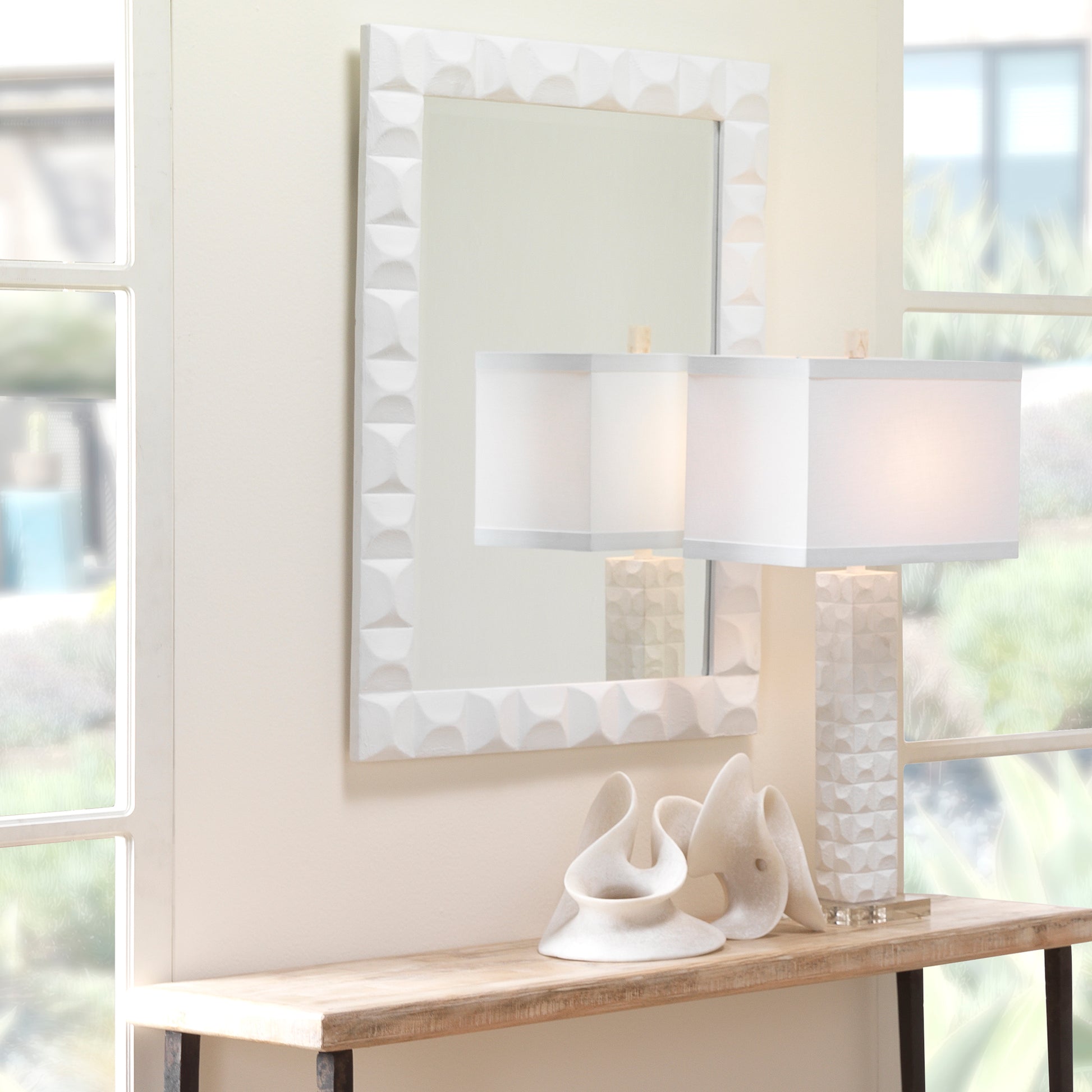 Amorphous Resin Decorative Table Object, White by Jamie Young
