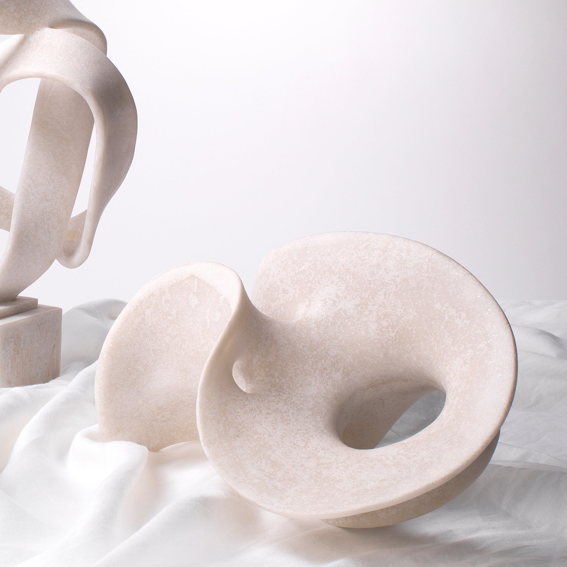 Amorphous Resin Decorative Table Object, White by Jamie Young